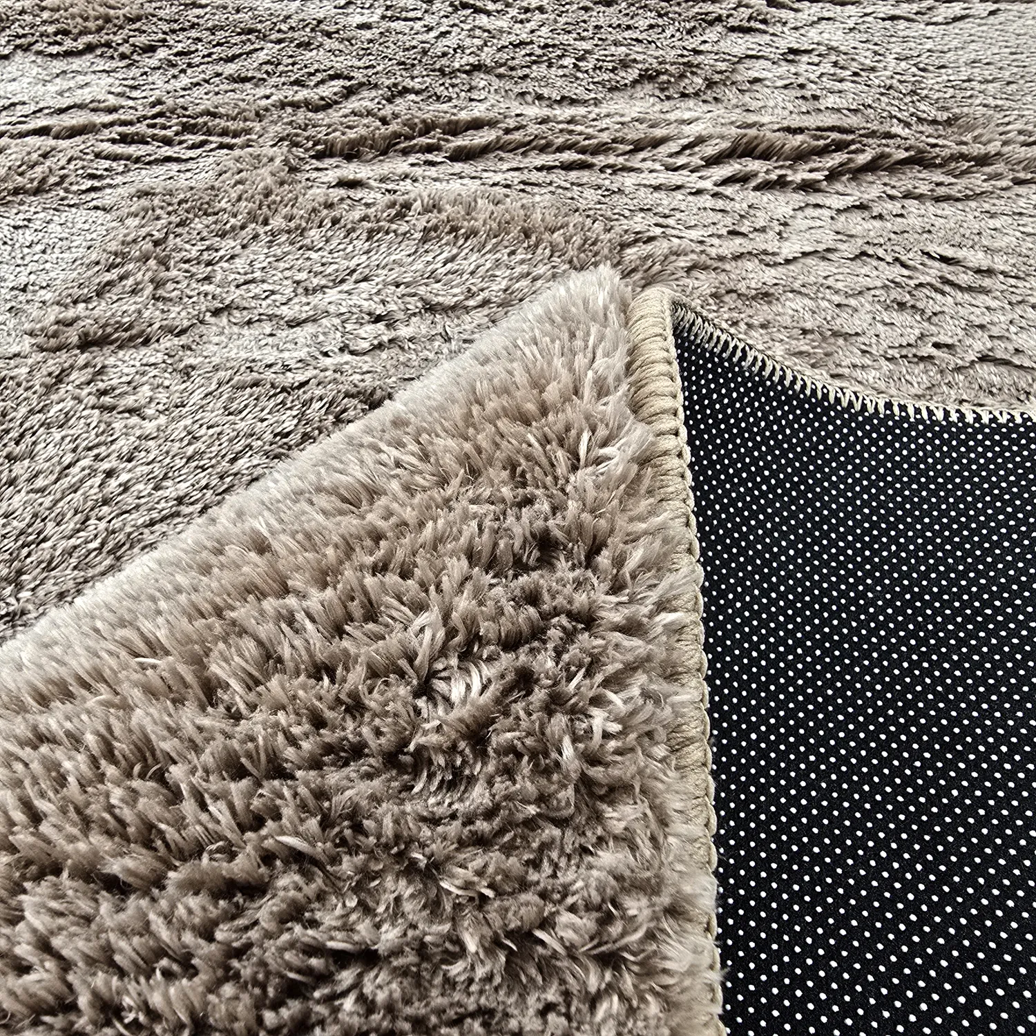 Tapete shaggy oval - Aranga Super Soft Fur (marrom)