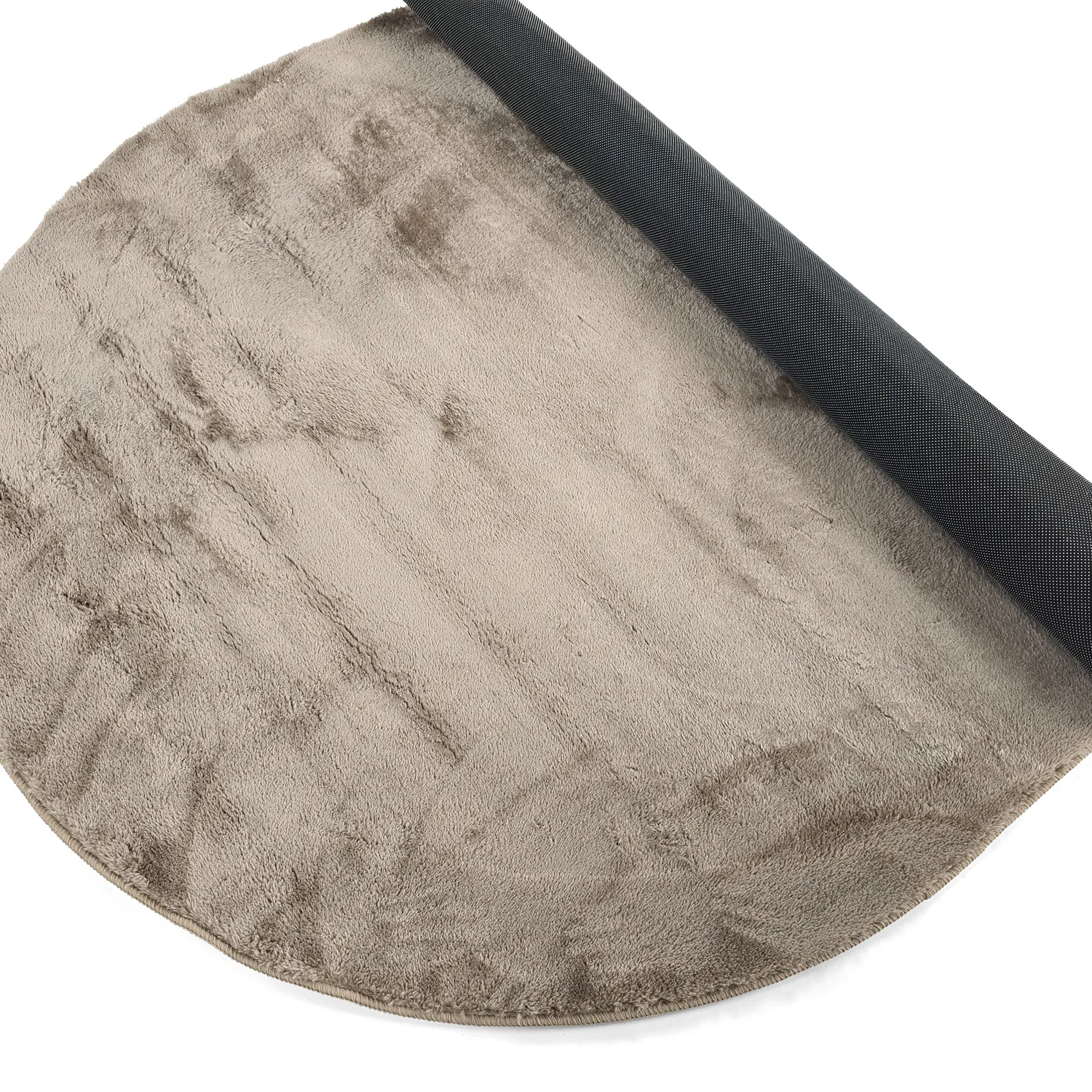 Tapete shaggy oval - Aranga Super Soft Fur (marrom)