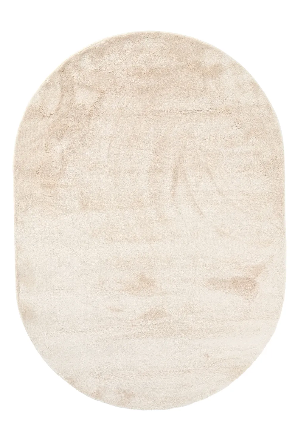 Tapete shaggy oval - Aranga Super Soft Fur (bege)