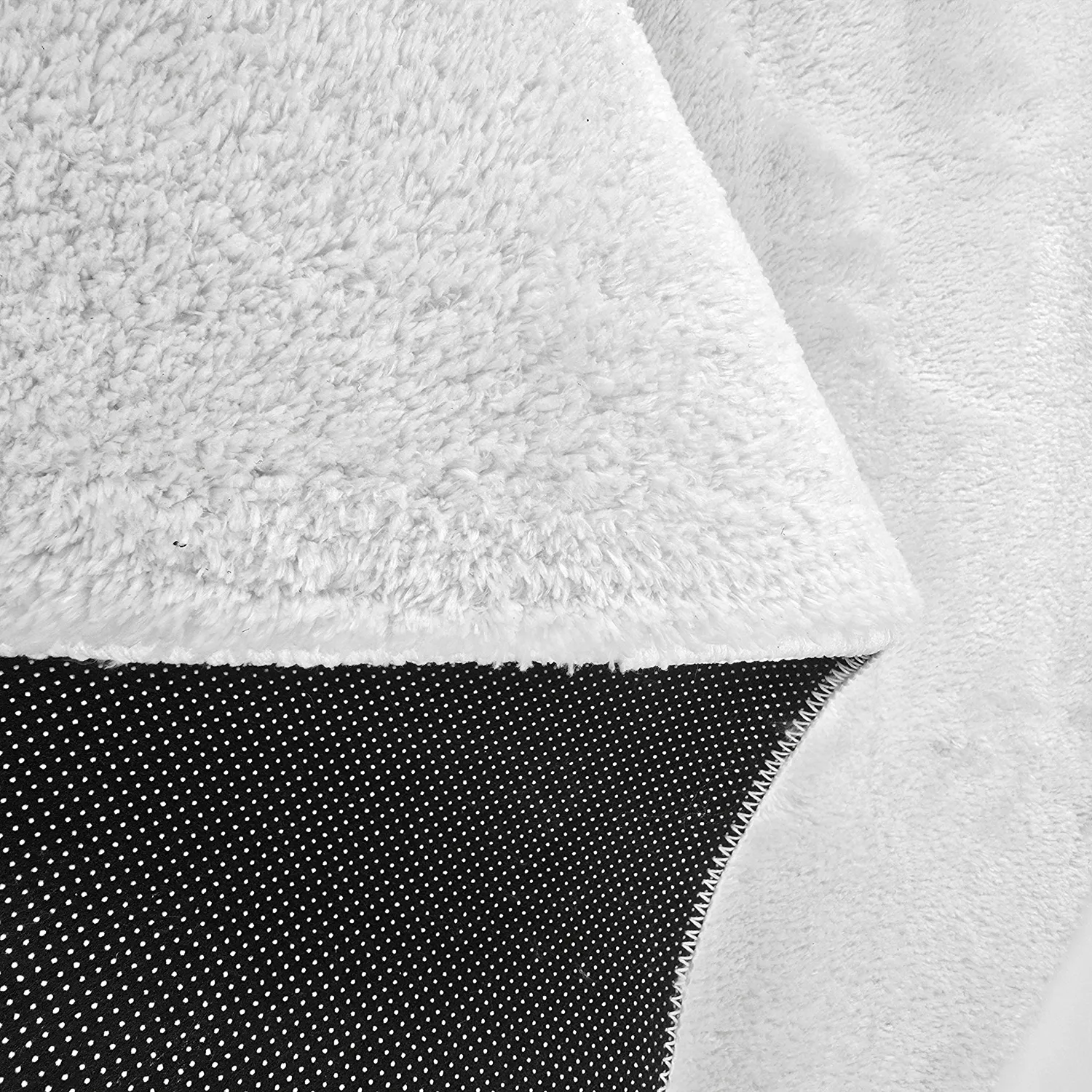 Tapete shaggy oval - Aranga Super Soft Fur (branco)