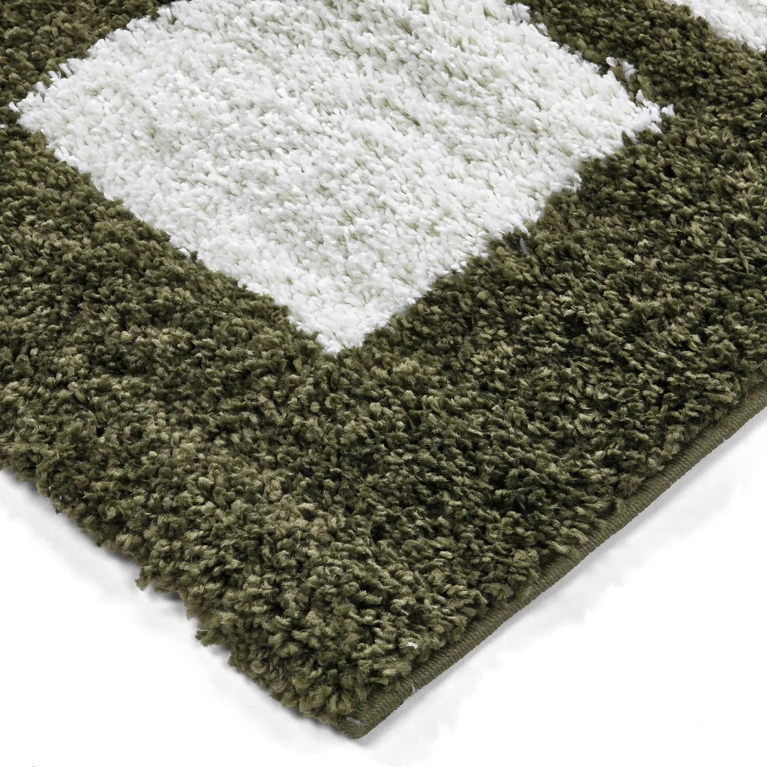 Tapetes felpudos - Asilah (verde/branco)