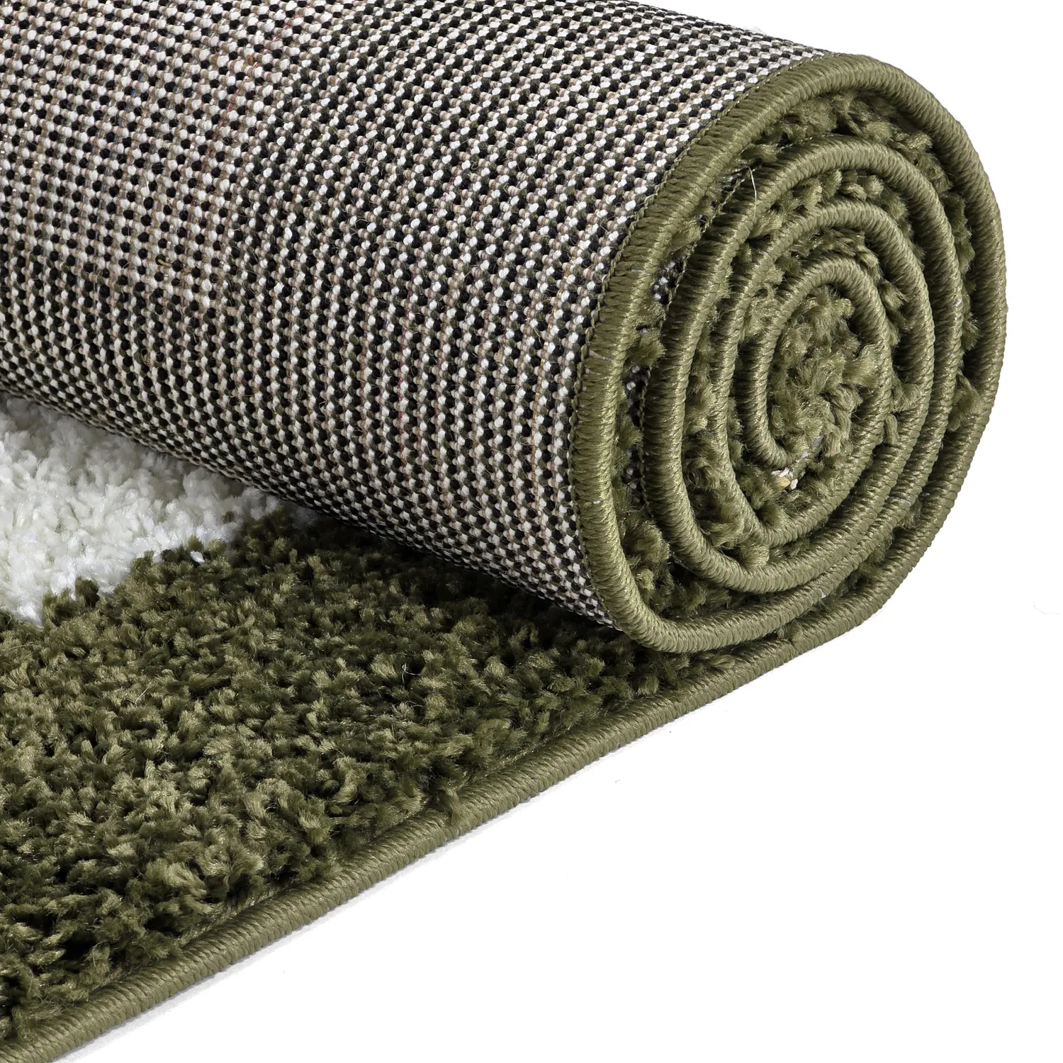 Tapetes felpudos - Asilah (verde/branco)