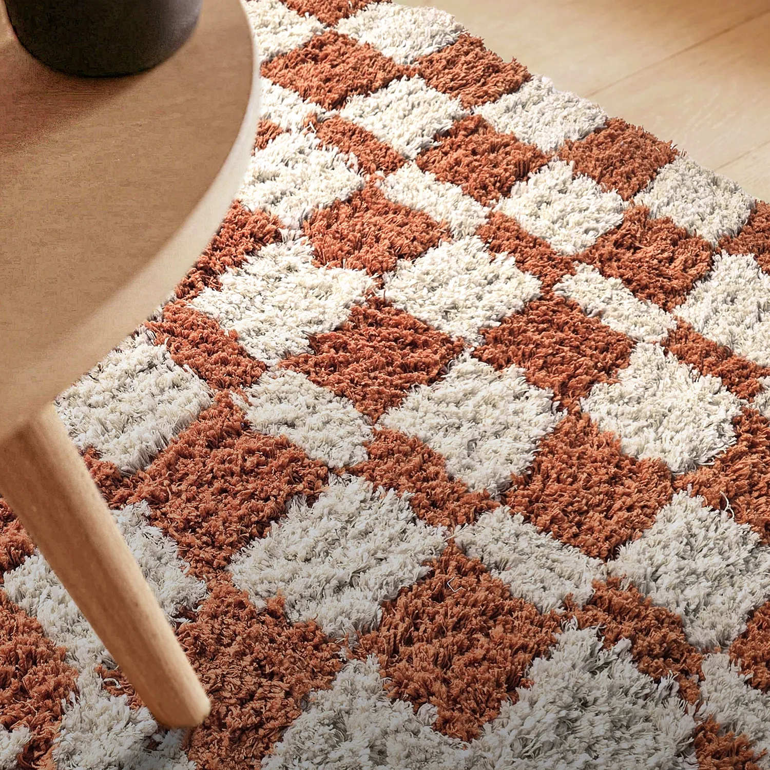 Tapetes felpudos - Atrani Natural Cotton Shaggy (laranja)