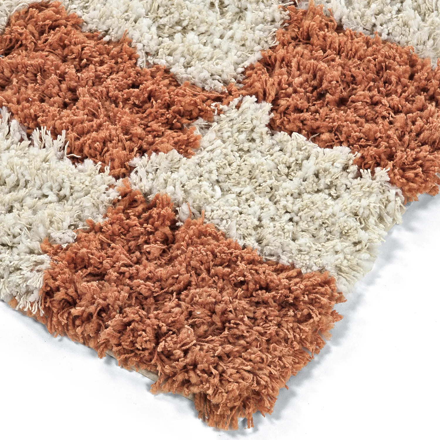 Tapetes felpudos - Atrani Natural Cotton Shaggy (laranja)