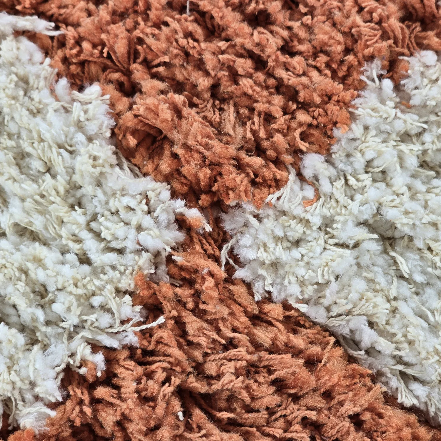 Tapetes felpudos - Atrani Natural Cotton Shaggy (laranja)