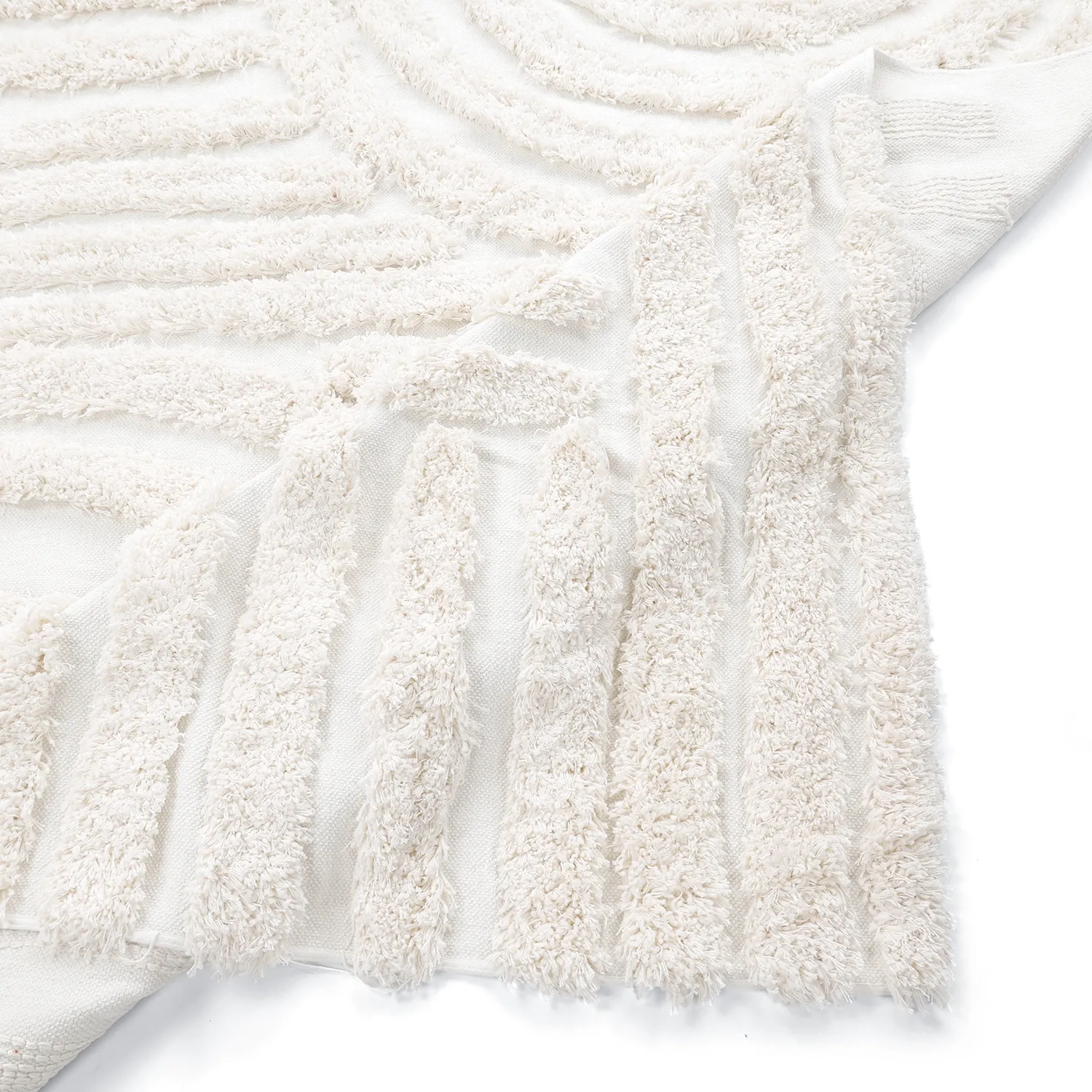 Tapetes felpudos - Cazorla Natural Cotton Shaggy (off white)