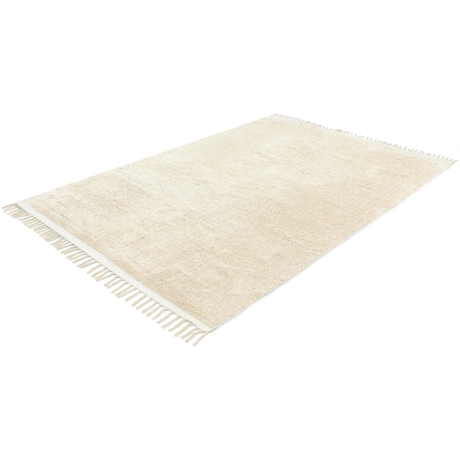 Tapetes felpudos - Celina Natural Cotton Shaggy (offwhite/bege)