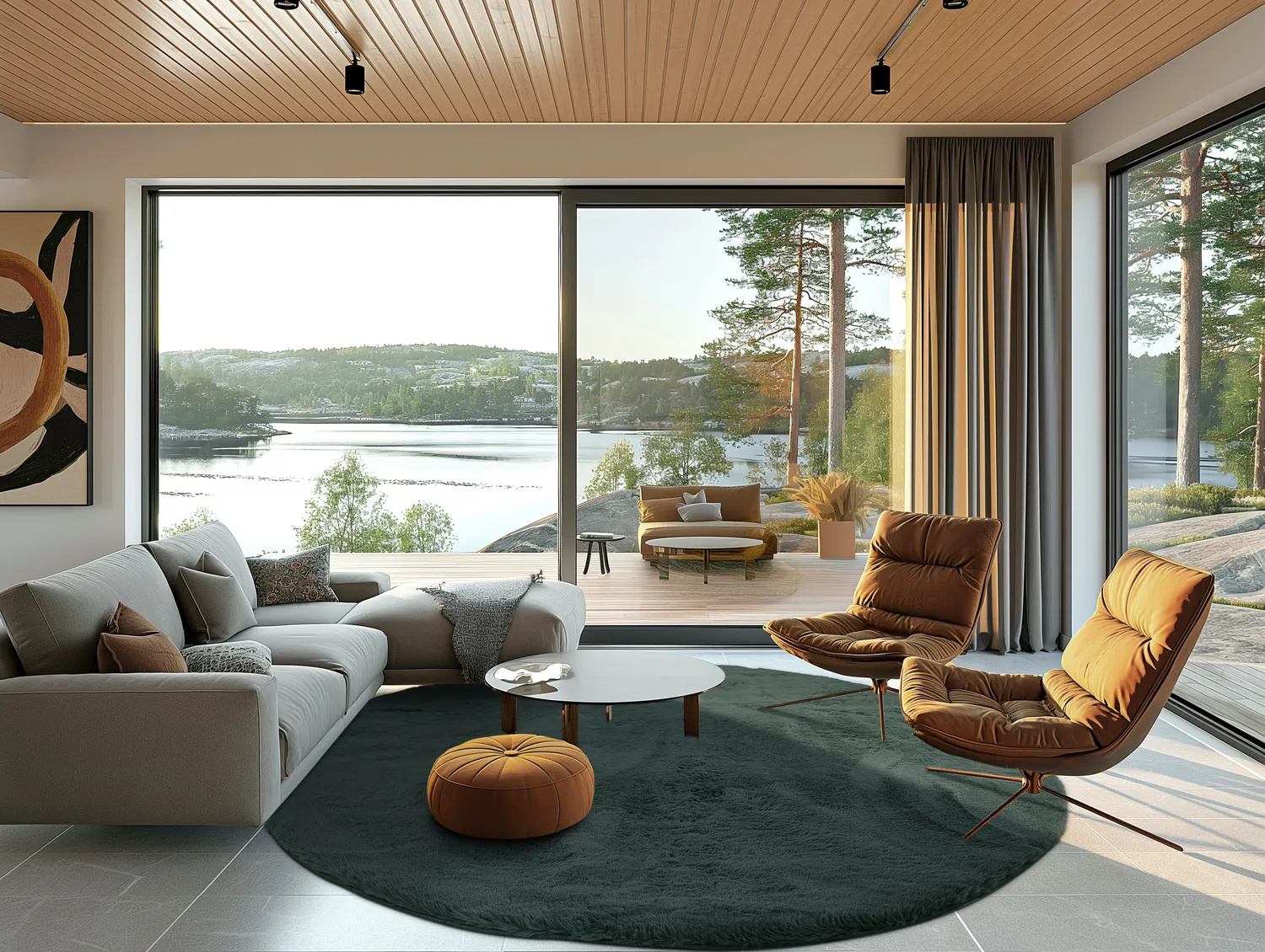 Tapetes redondos - Cloud Super Soft (verde)