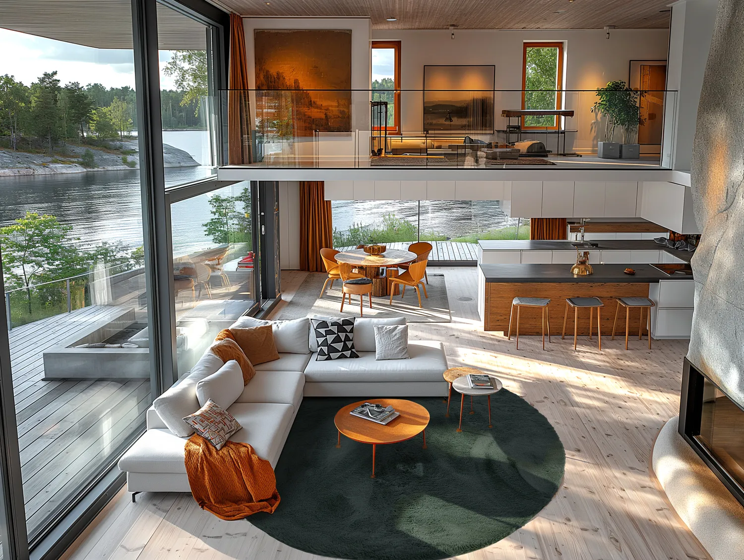 Tapetes redondos - Cloud Super Soft (verde)