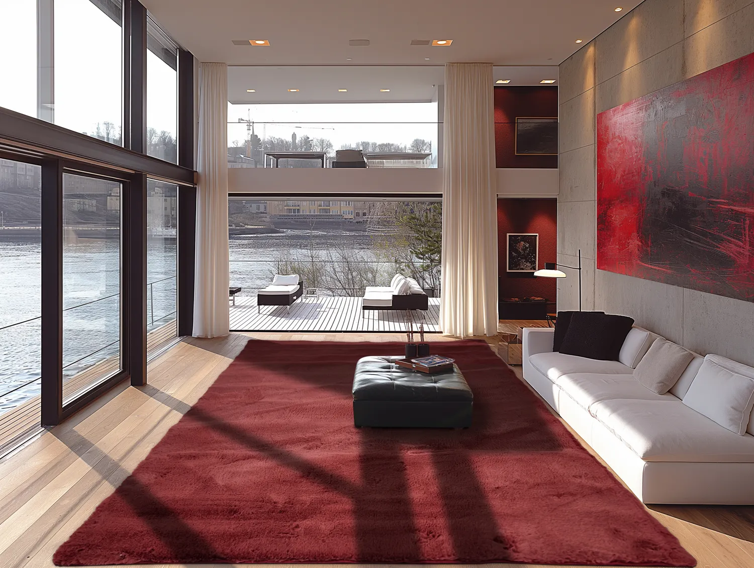 Tapetes felpudos - Cloud Super Soft (vermelho)