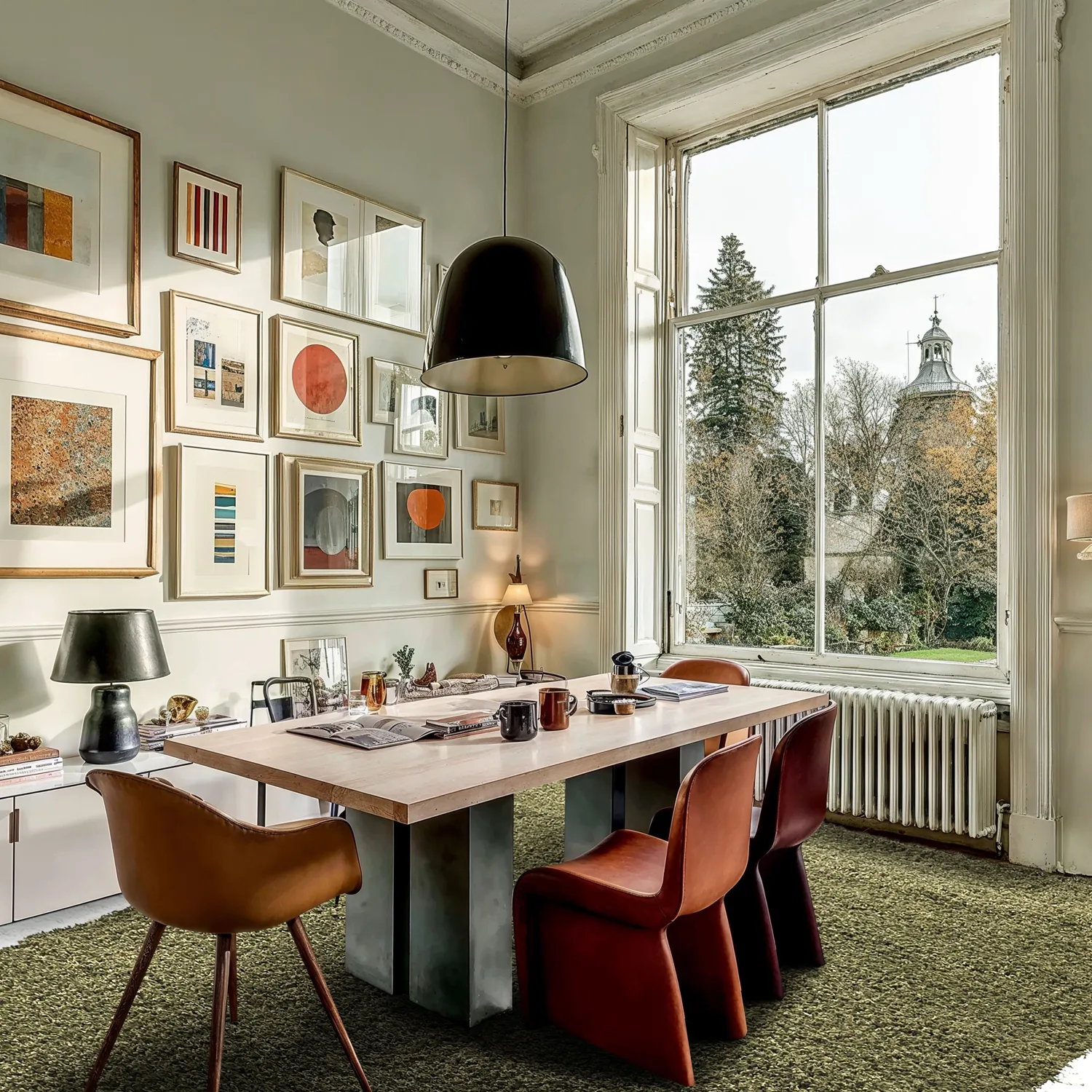 Tapetes felpudos - Conques (verde/branco)