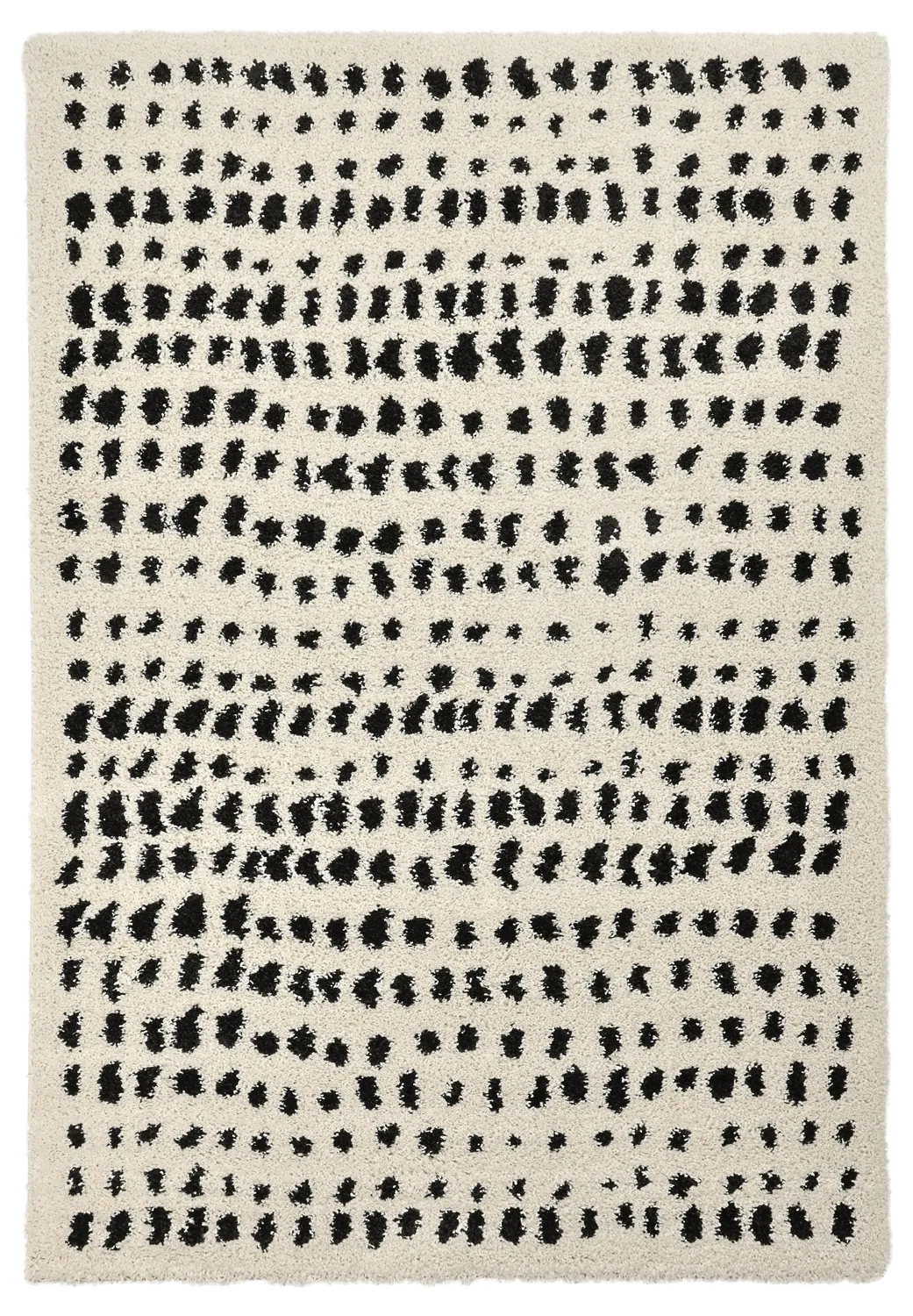 Tapetes felpudos - Dotty (preto/branco)