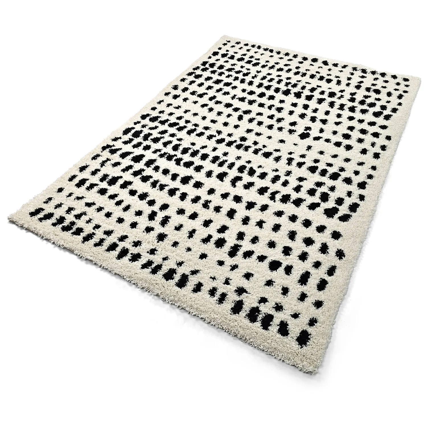 Tapetes felpudos - Dotty (preto/branco)