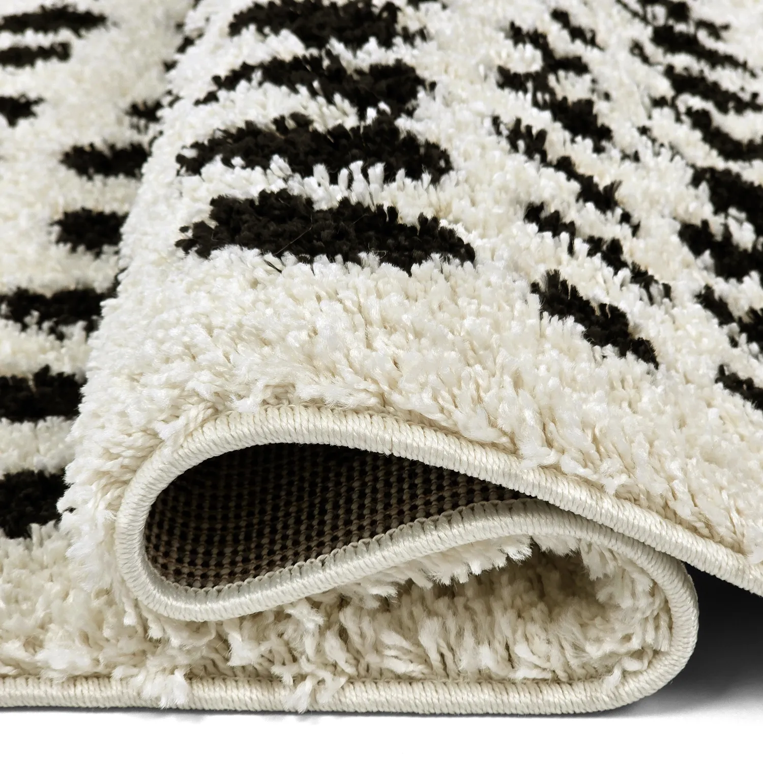 Tapetes felpudos - Dotty (preto/branco)