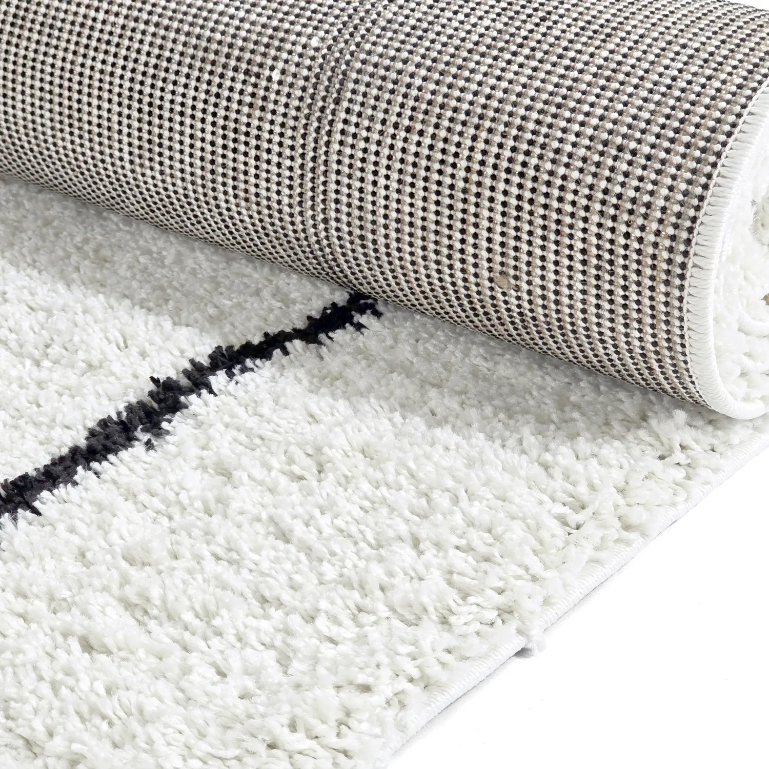 Tapetes felpudos - Eze (branco/preto)