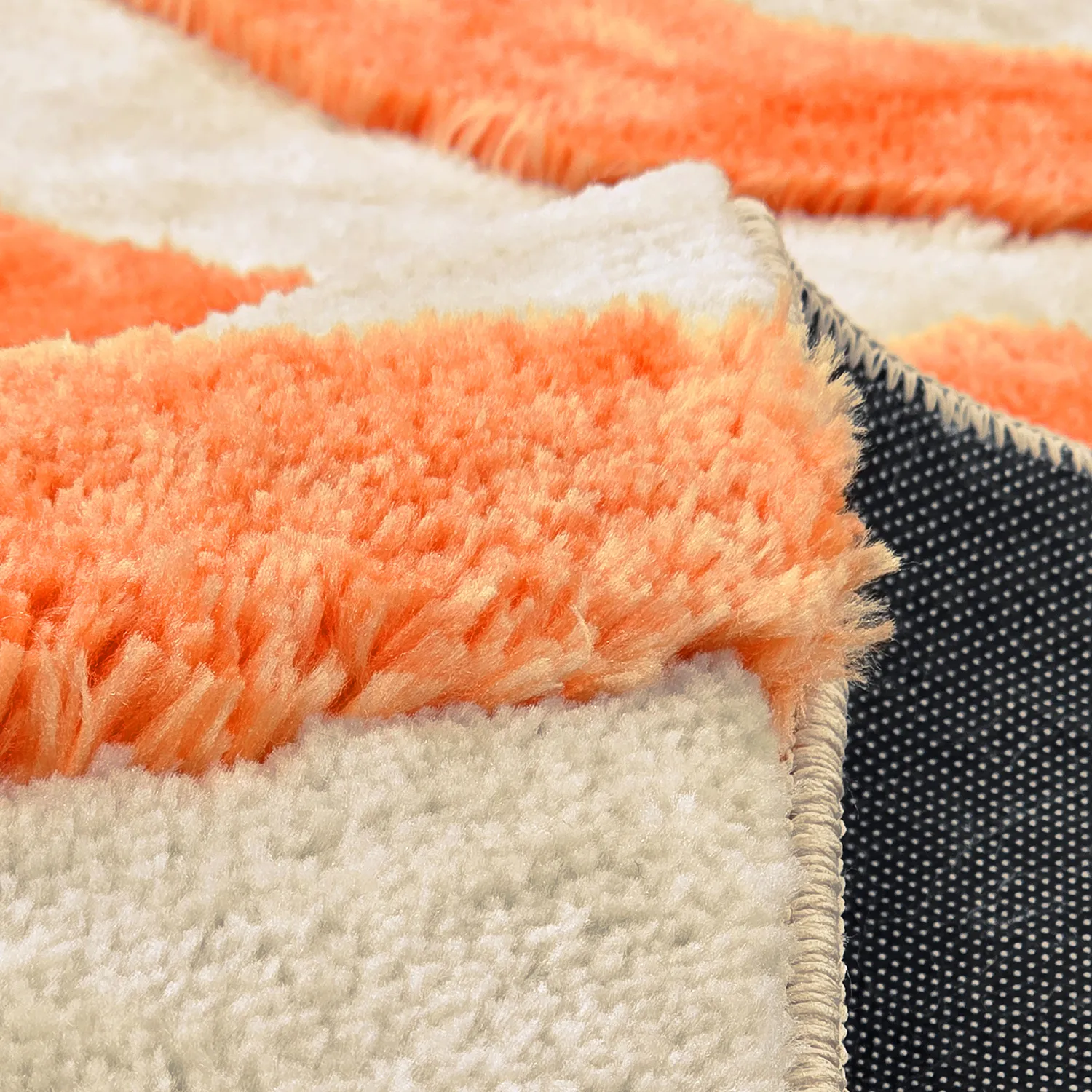 Tapetes felpudos - Fergana (creme/laranja)