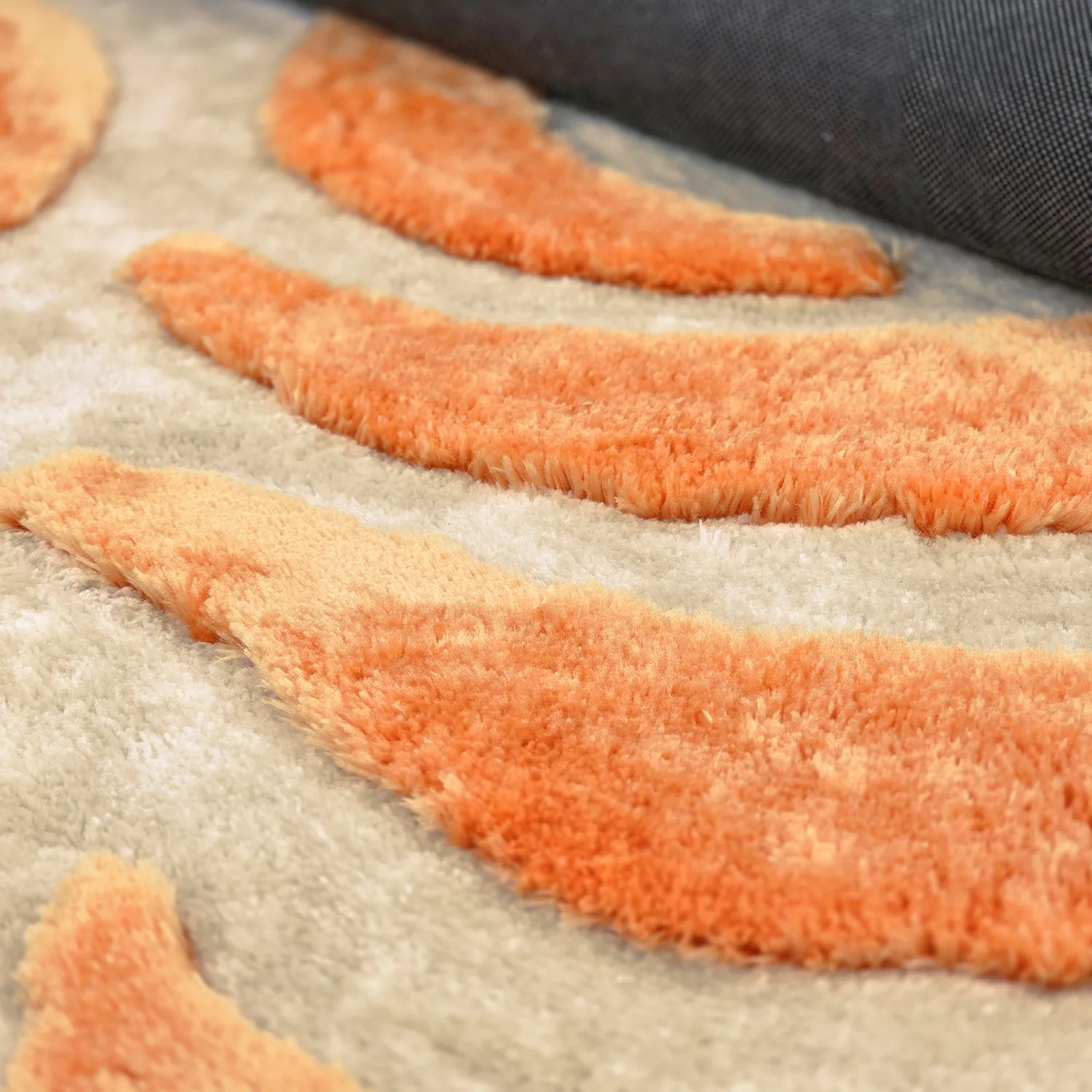 Tapetes felpudos - Fergana (creme/laranja)