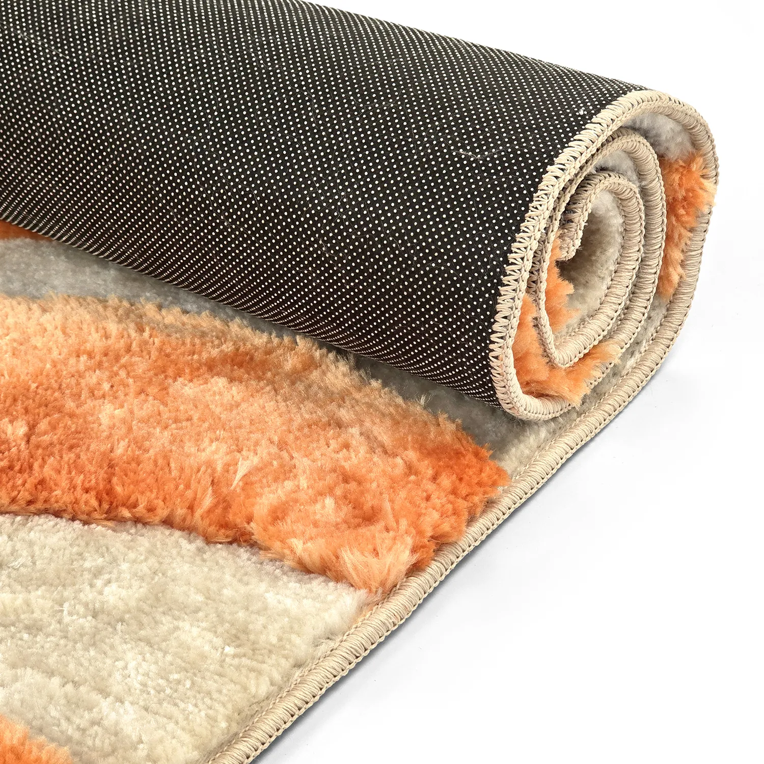 Tapetes felpudos - Fergana (creme/laranja)