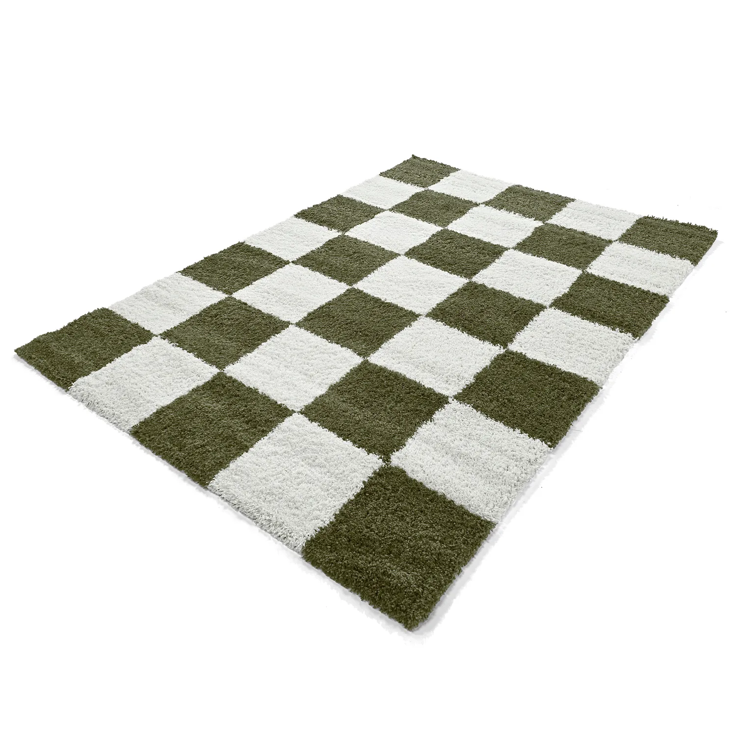 Tapetes felpudos - Gordes (verde/branco)