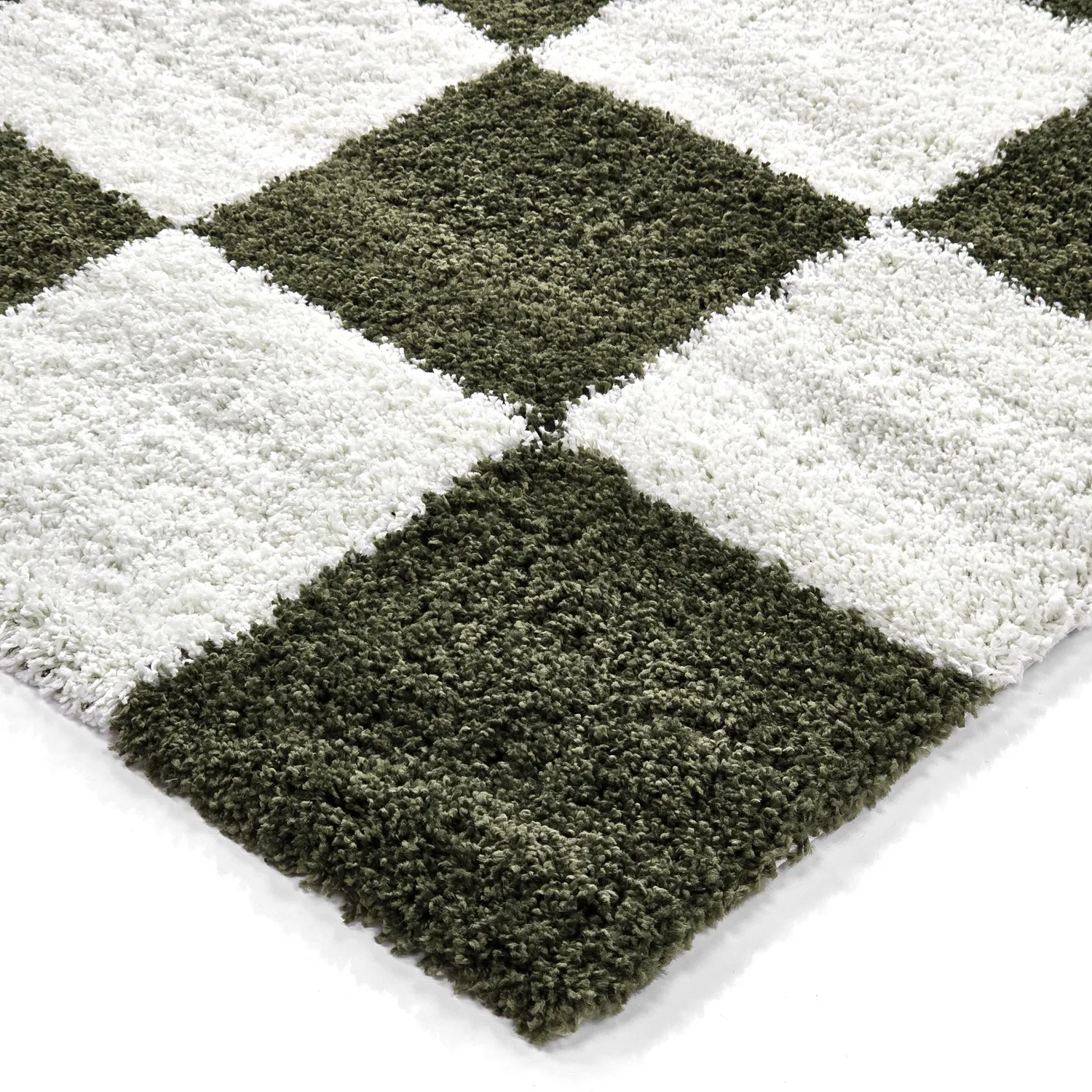 Tapetes felpudos - Gordes (verde/branco)