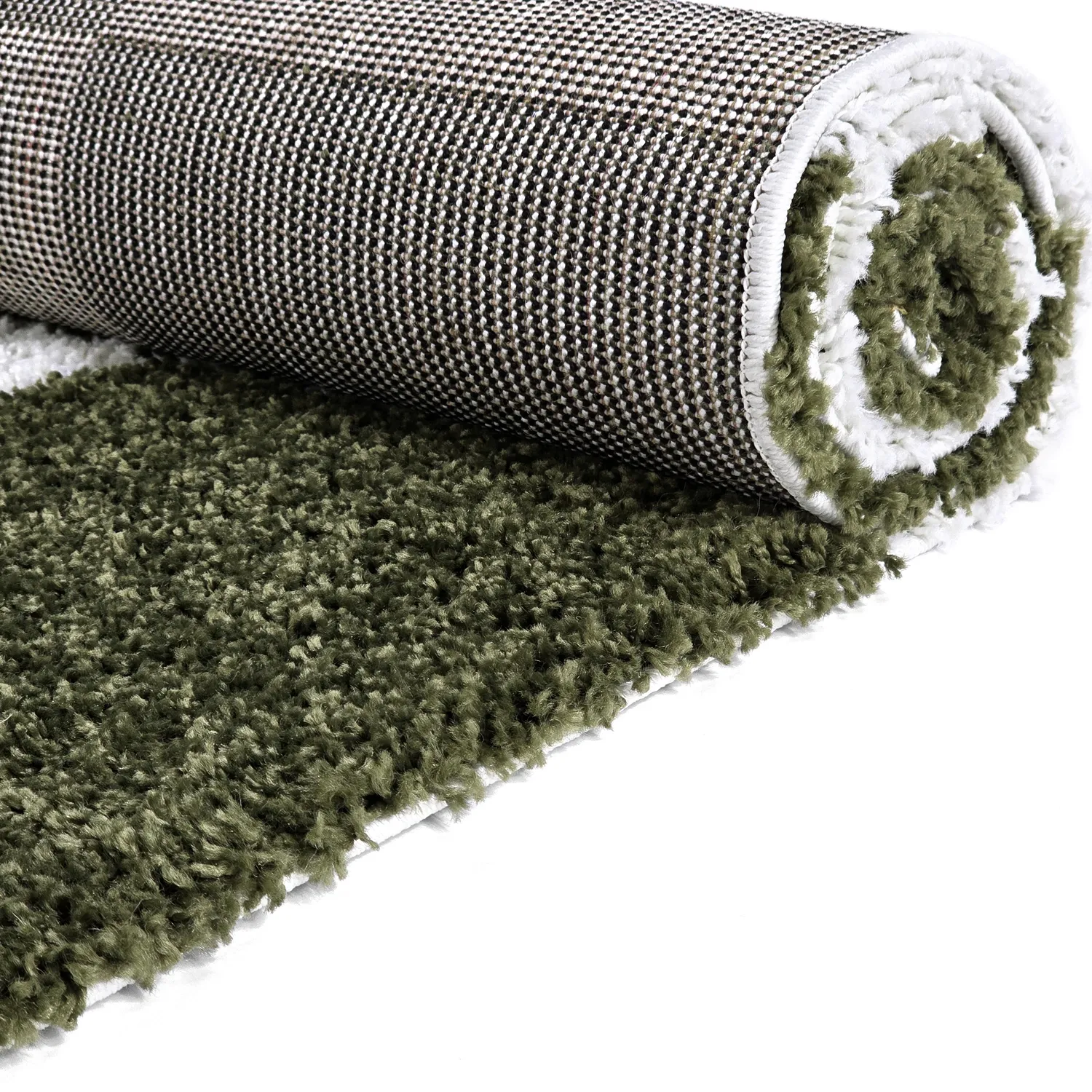 Tapetes felpudos - Gordes (verde/branco)