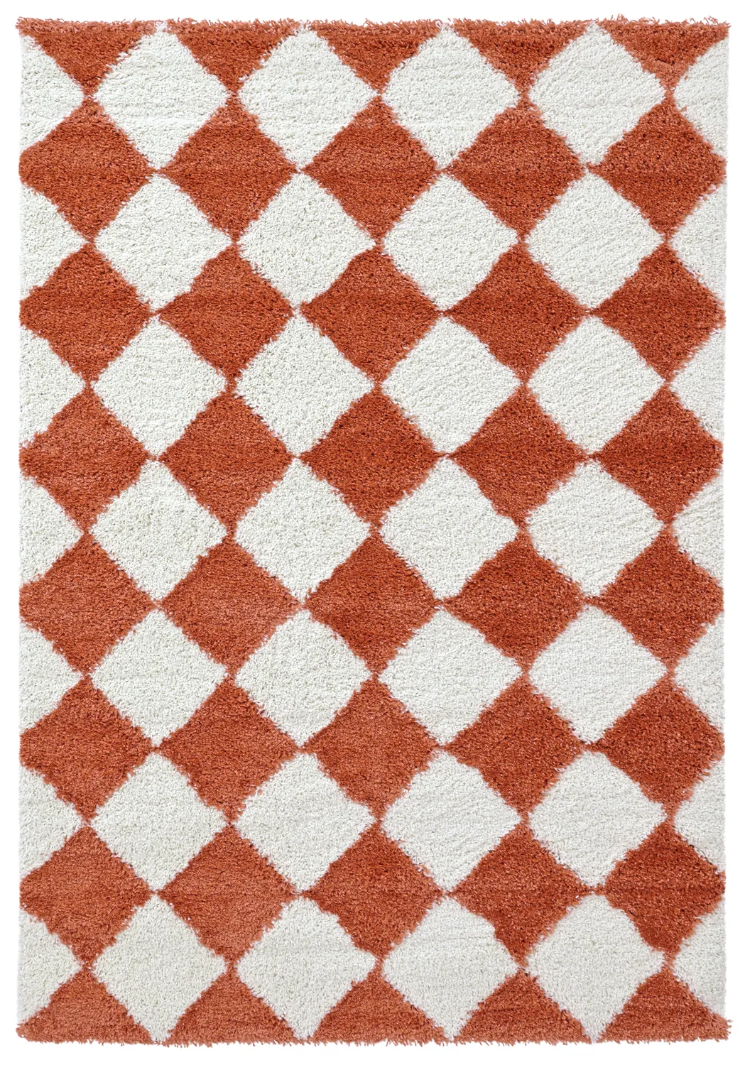 Tapetes felpudos - Albi (branco/laranja)