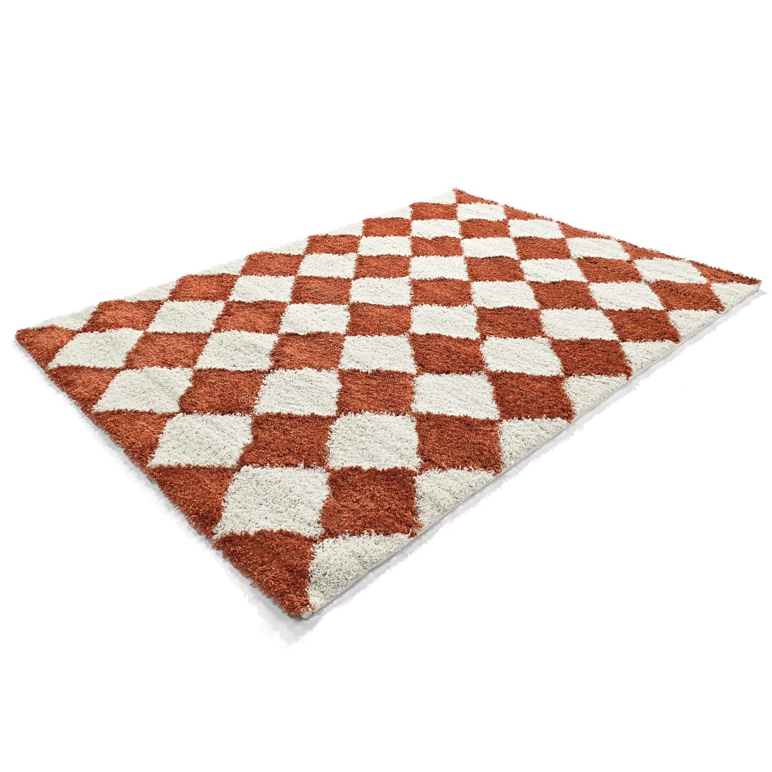 Tapetes felpudos - Albi (branco/laranja)