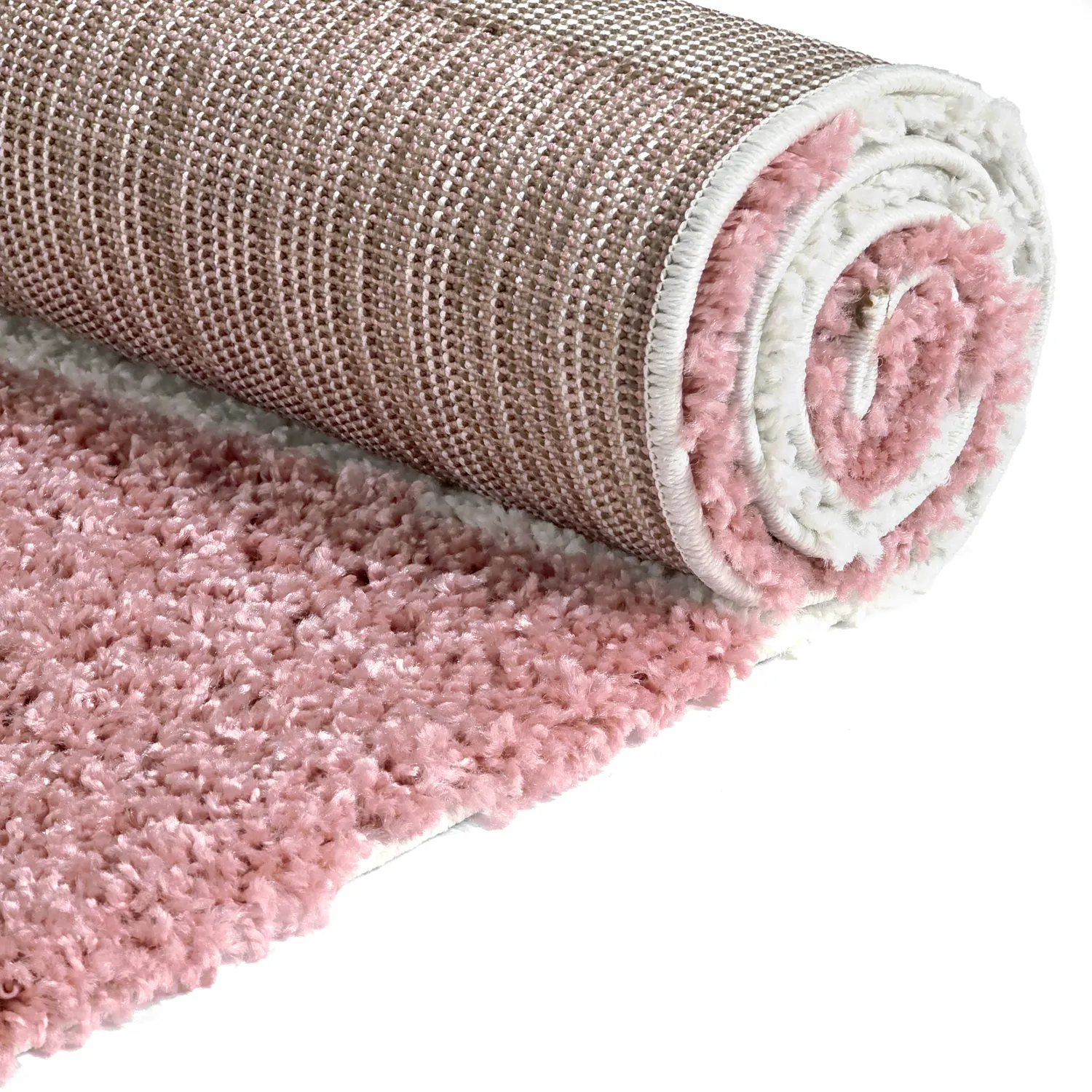 Tapetes felpudos - Gordes (rosa/branco)