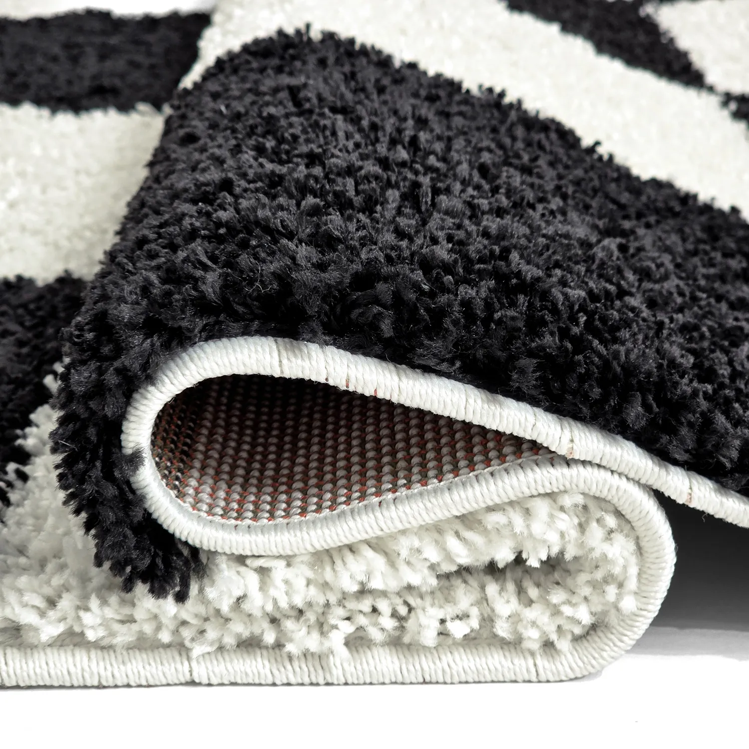 Tapetes felpudos - Gordes (preto/branco)