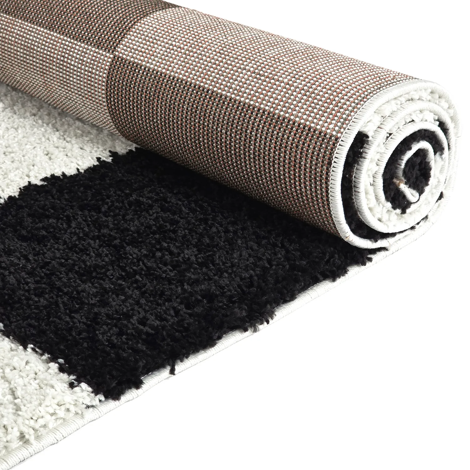 Tapetes felpudos - Gordes (preto/branco)