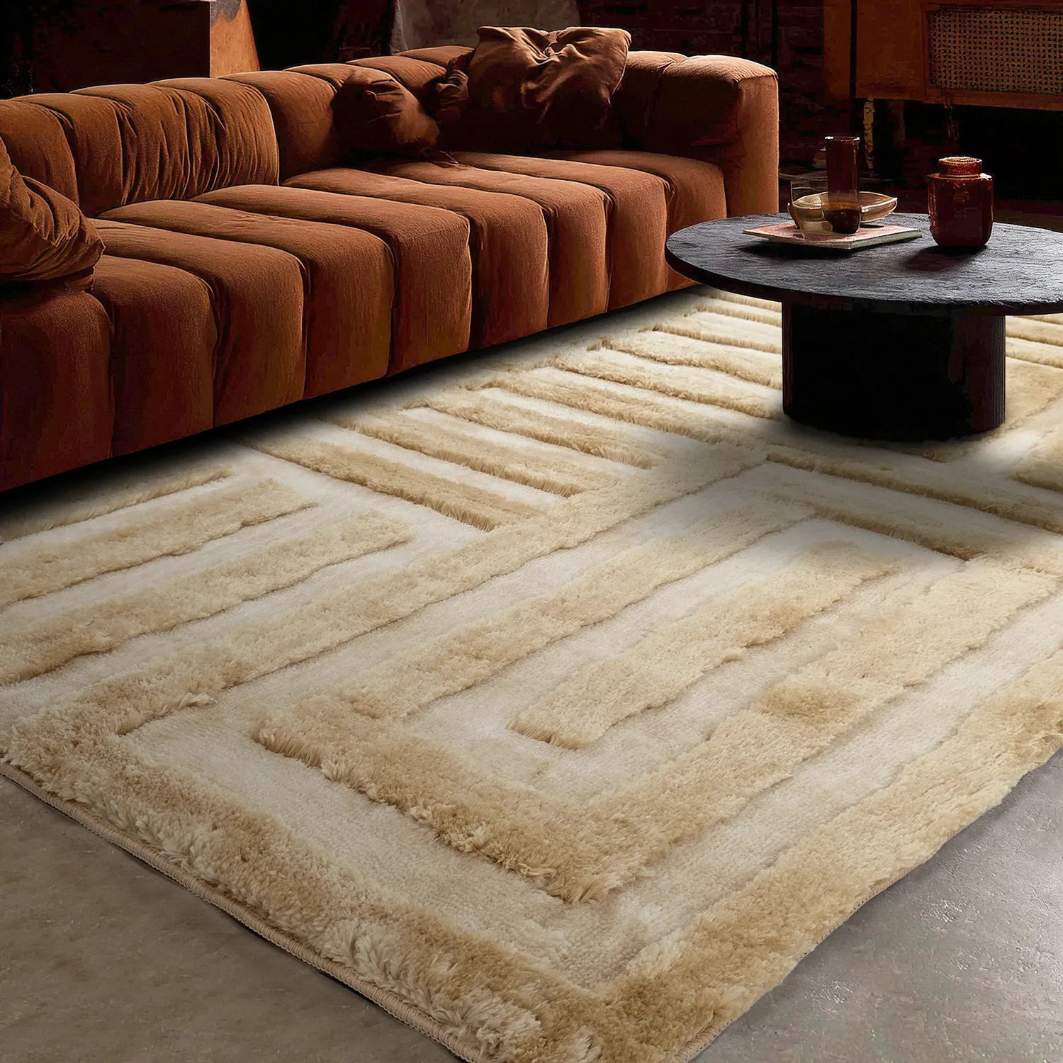 Tapetes felpudos - Karbala (creme/bege)