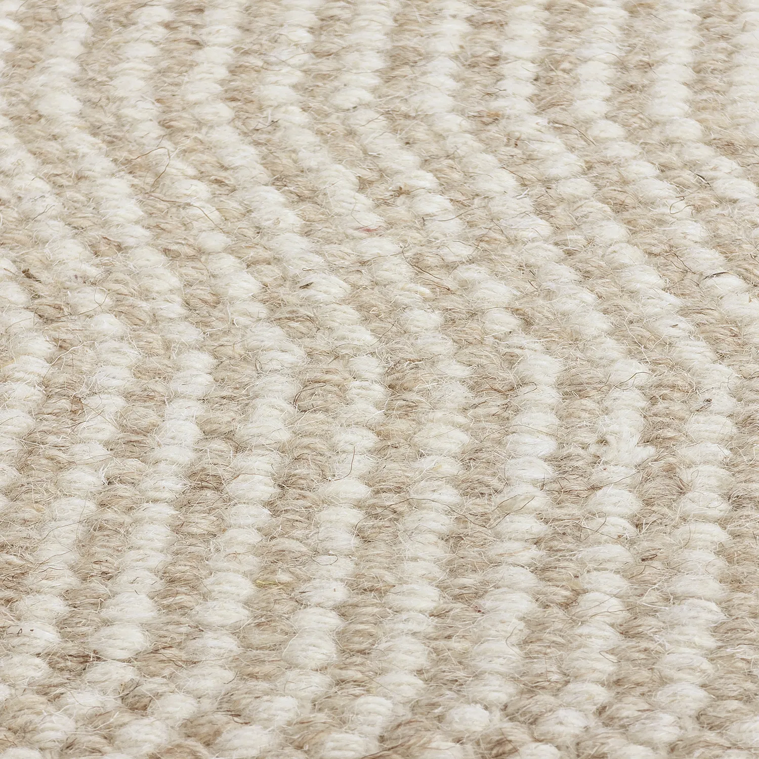 Tapete de lã - Larkana (bege/branco)