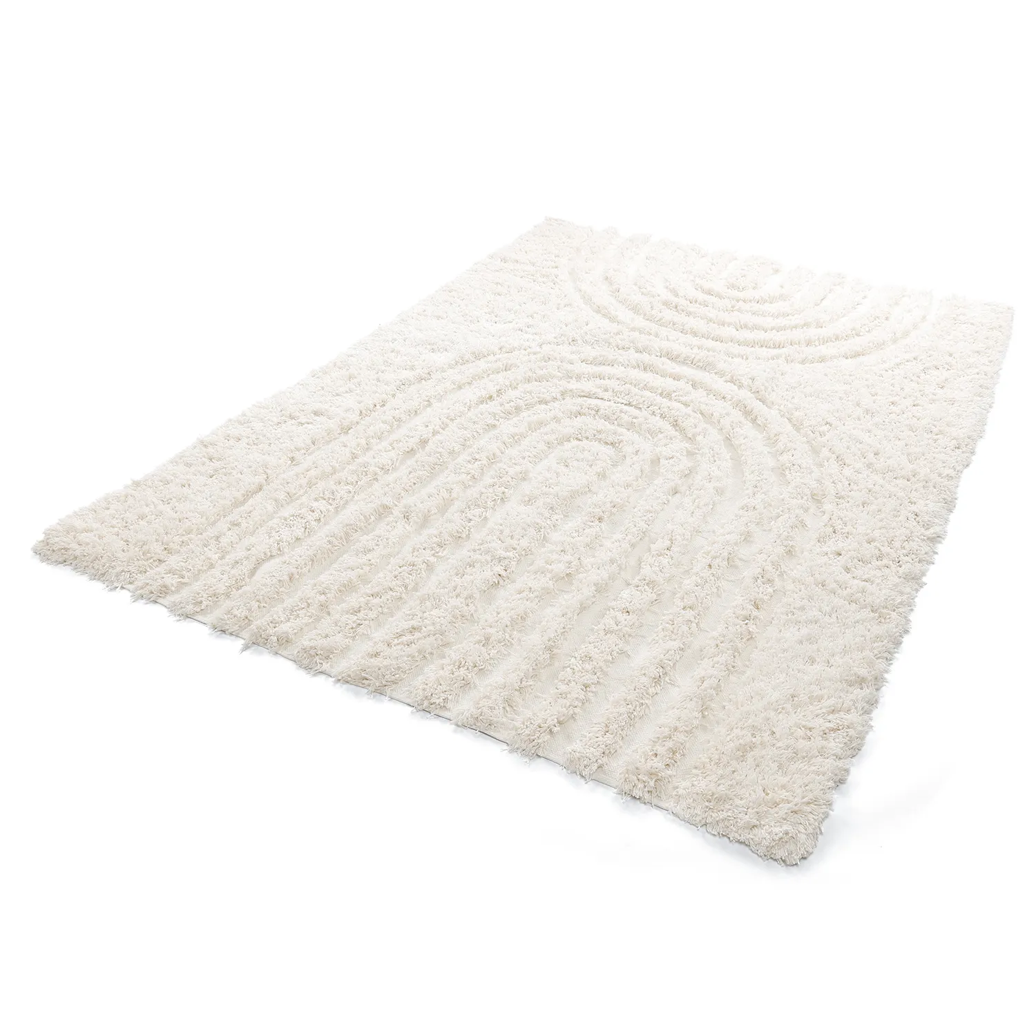 Tapetes felpudos - Lindos Natural Cotton Shaggy (branco)