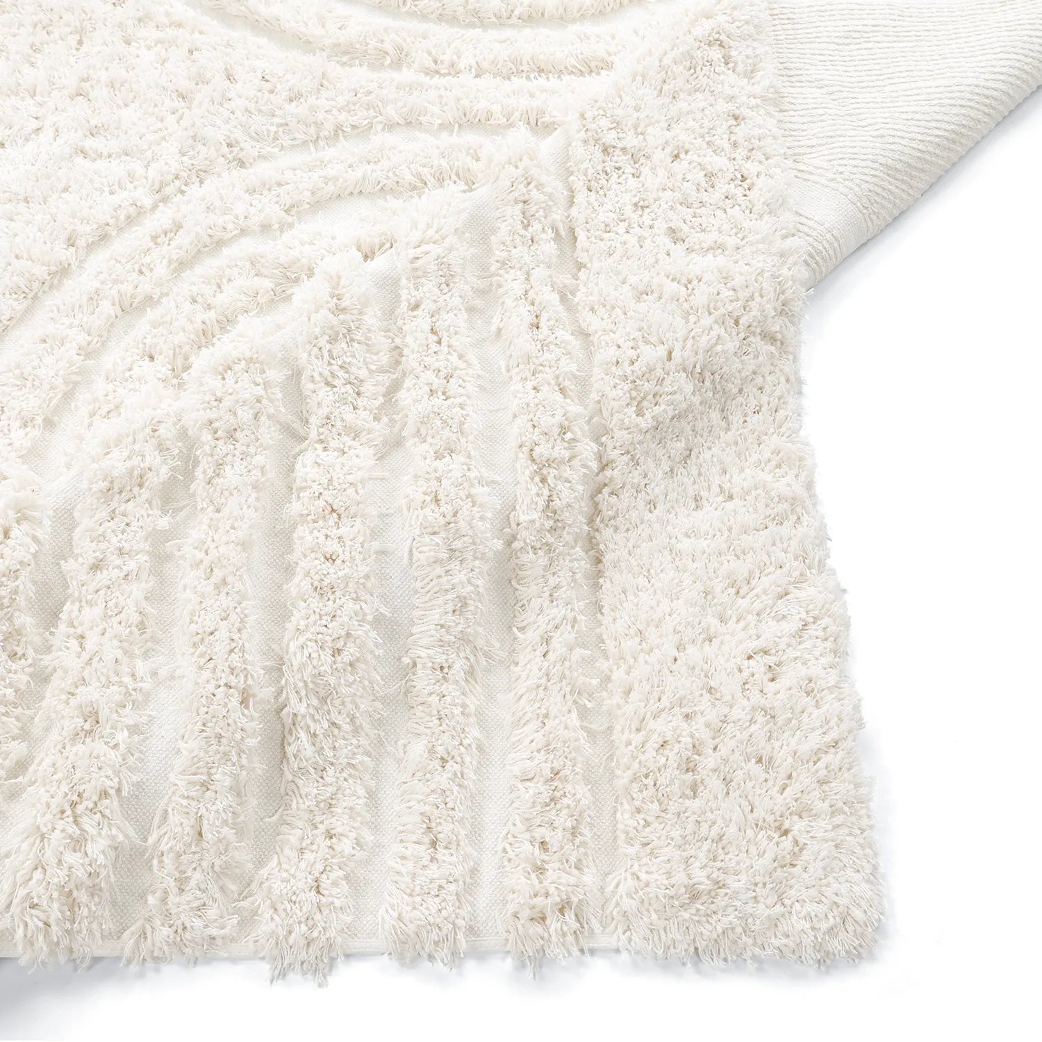 Tapetes felpudos - Lindos Natural Cotton Shaggy (branco)