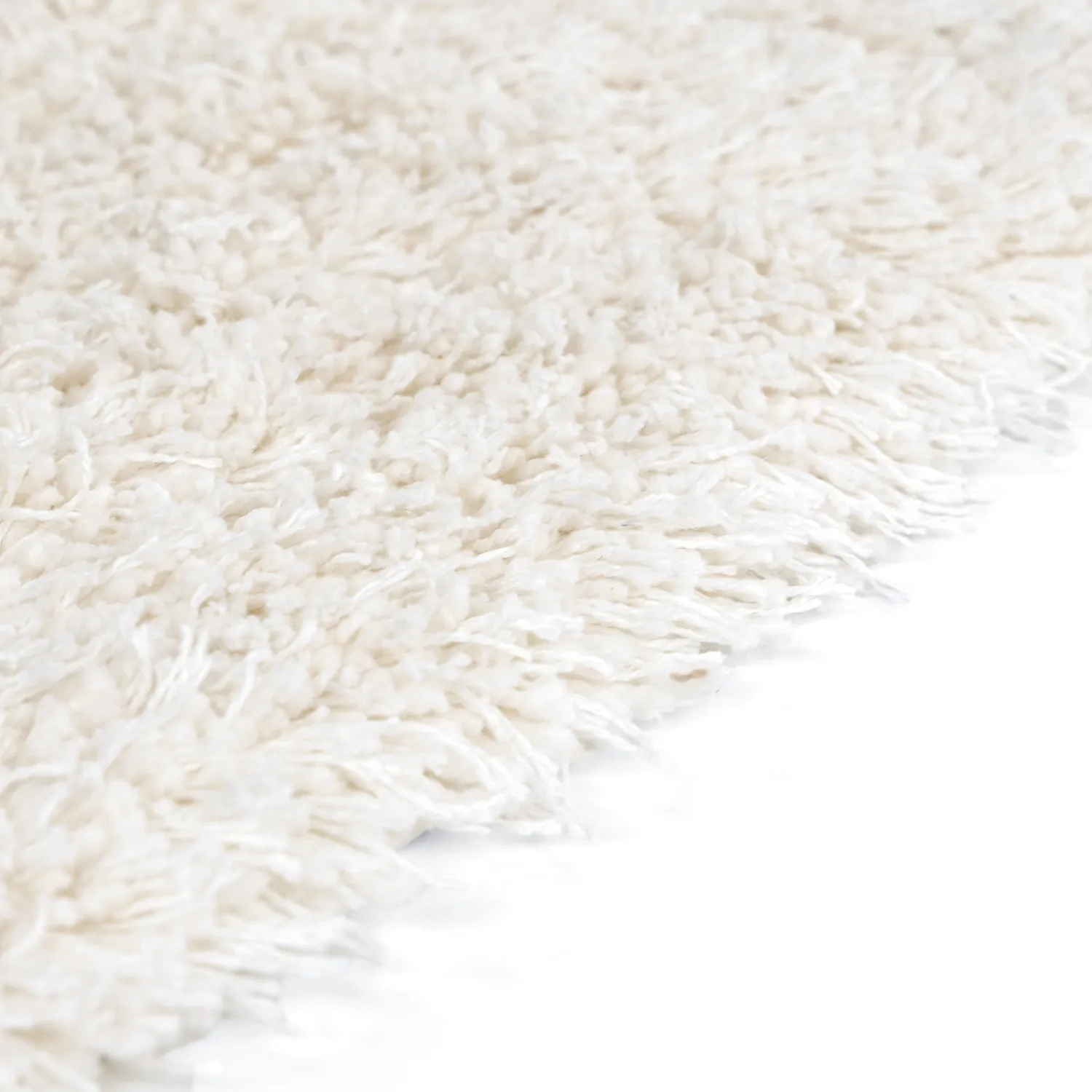 Tapetes felpudos - Lindos Natural Cotton Shaggy (branco)