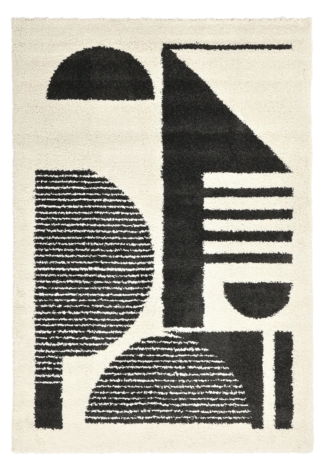 Tapetes felpudos - Maron (preto/branco)