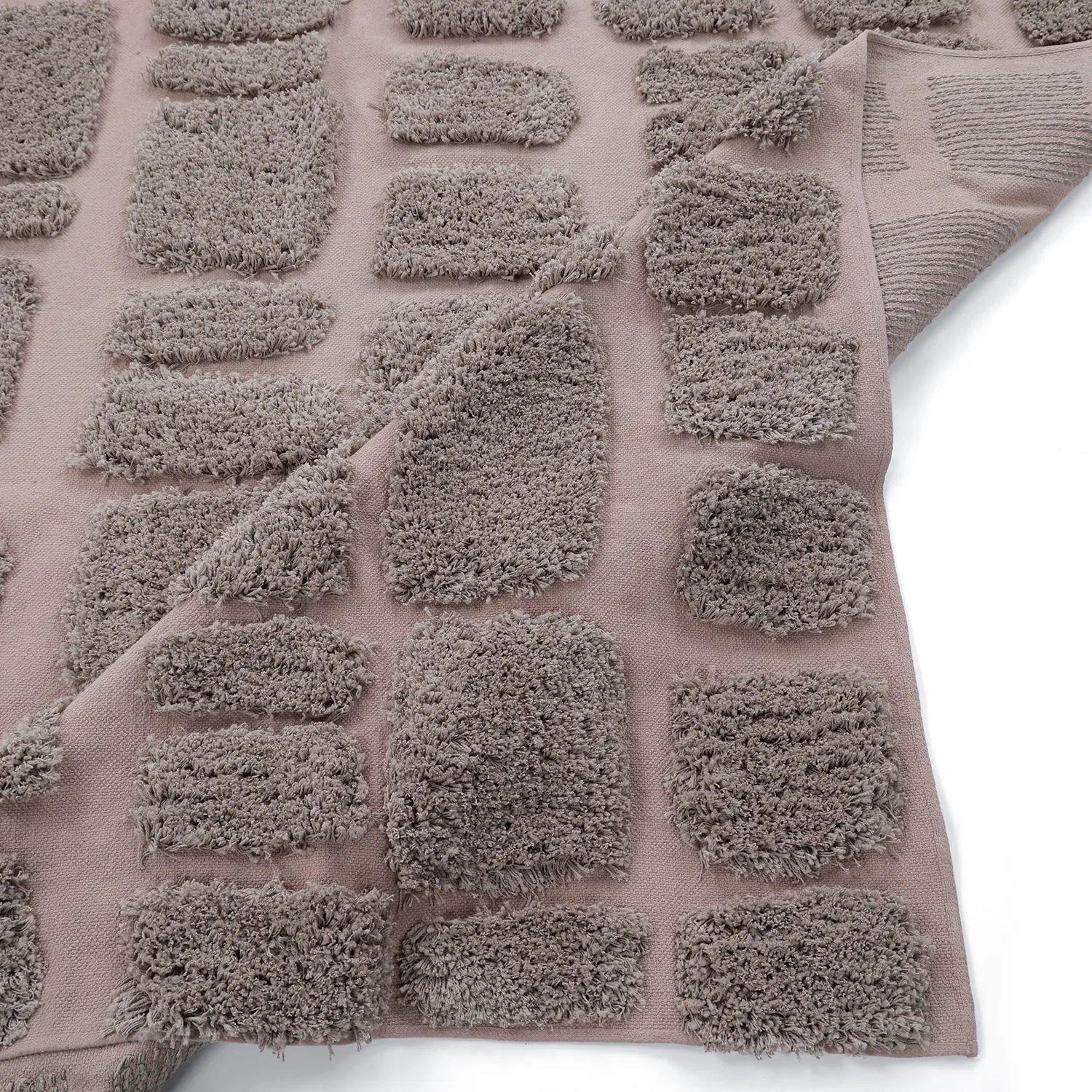 Tapetes felpudos - Otranto Natural Cotton Shaggy (taupe)