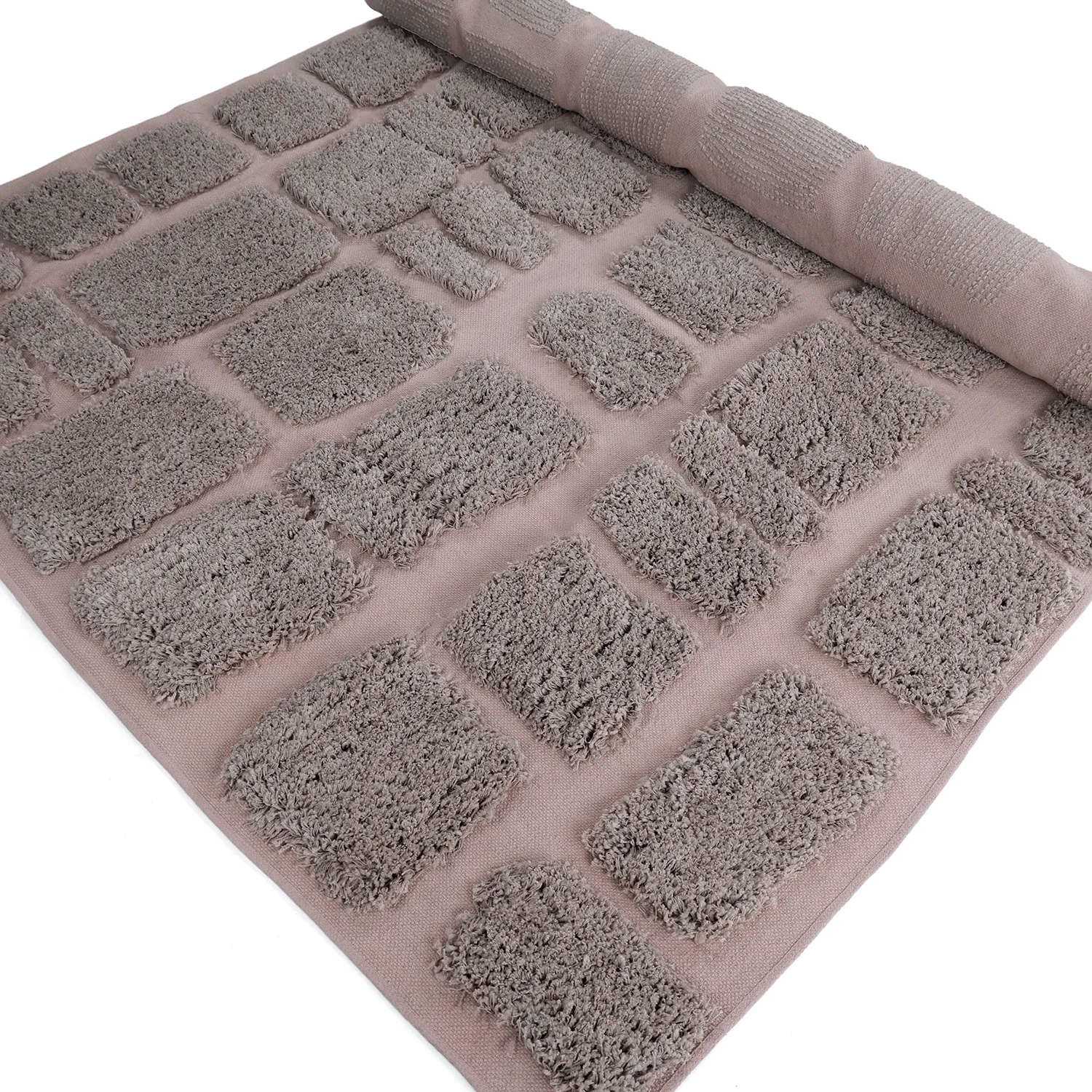 Tapetes felpudos - Otranto Natural Cotton Shaggy (taupe)