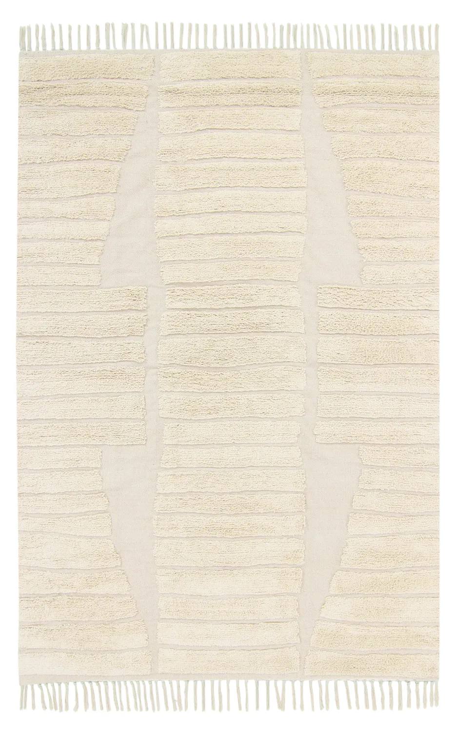 Tapetes felpudos - Rani Natural Cotton Shaggy (bege)