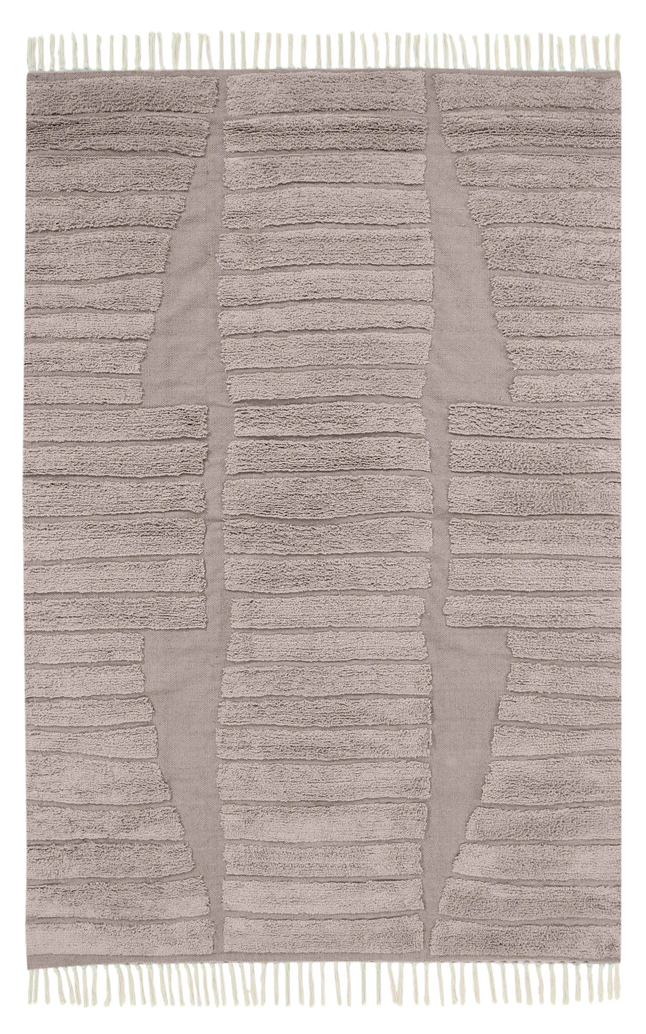 Tapetes felpudos - Rani Natural Cotton Shaggy (taupe)