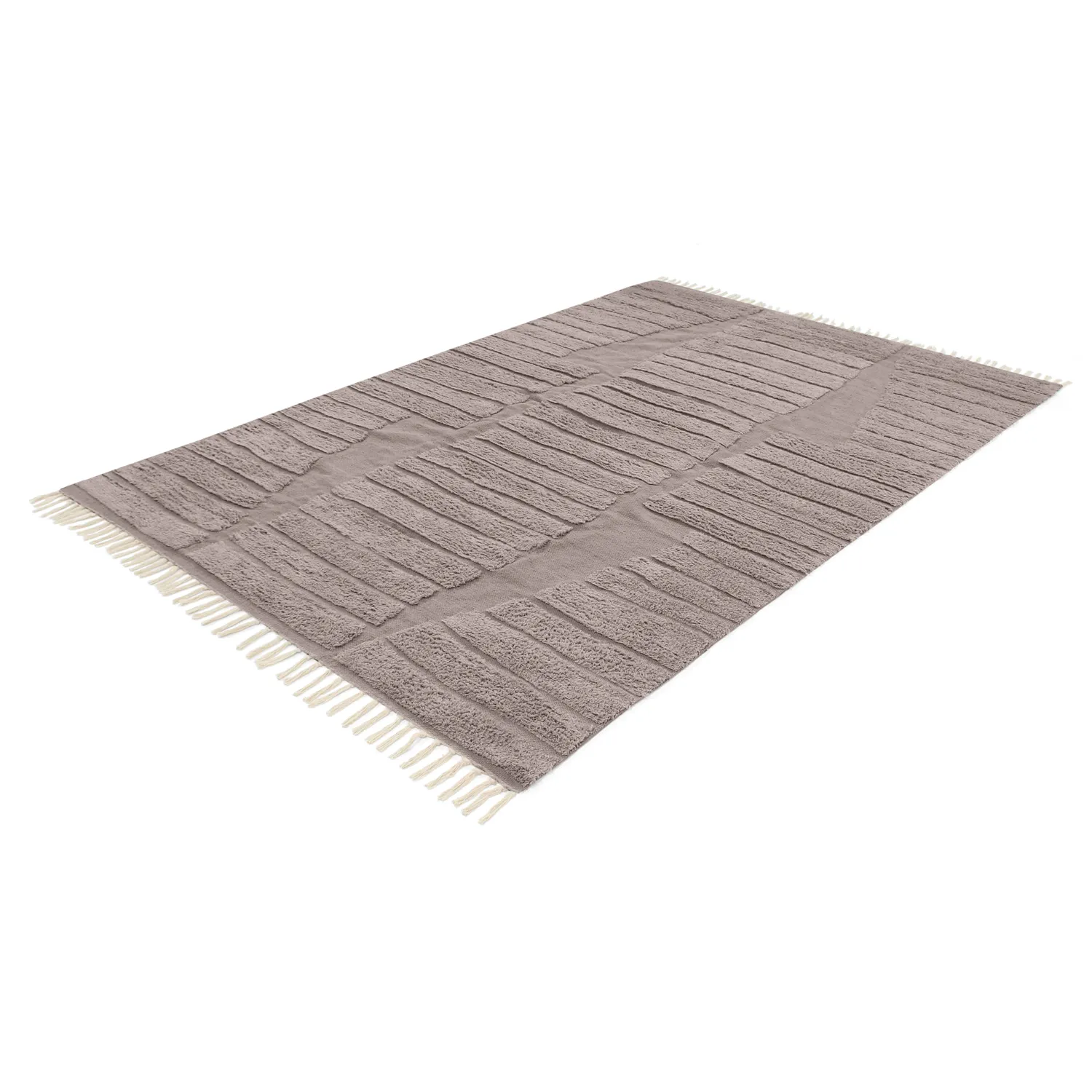 Tapetes felpudos - Rani Natural Cotton Shaggy (taupe)