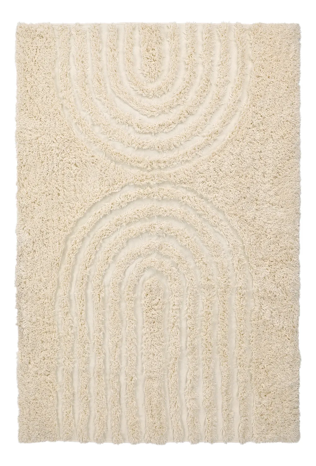 Tapetes felpudos - Sivota Natural Cotton Shaggy (off white)