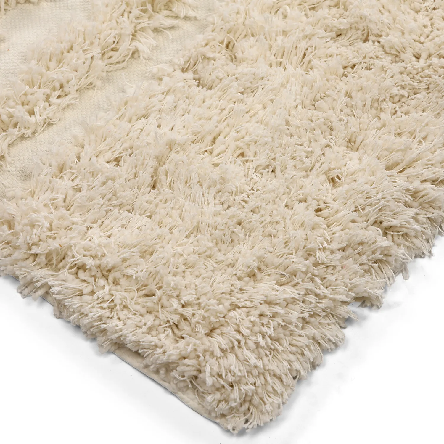 Tapetes felpudos - Sivota Natural Cotton Shaggy (off white)
