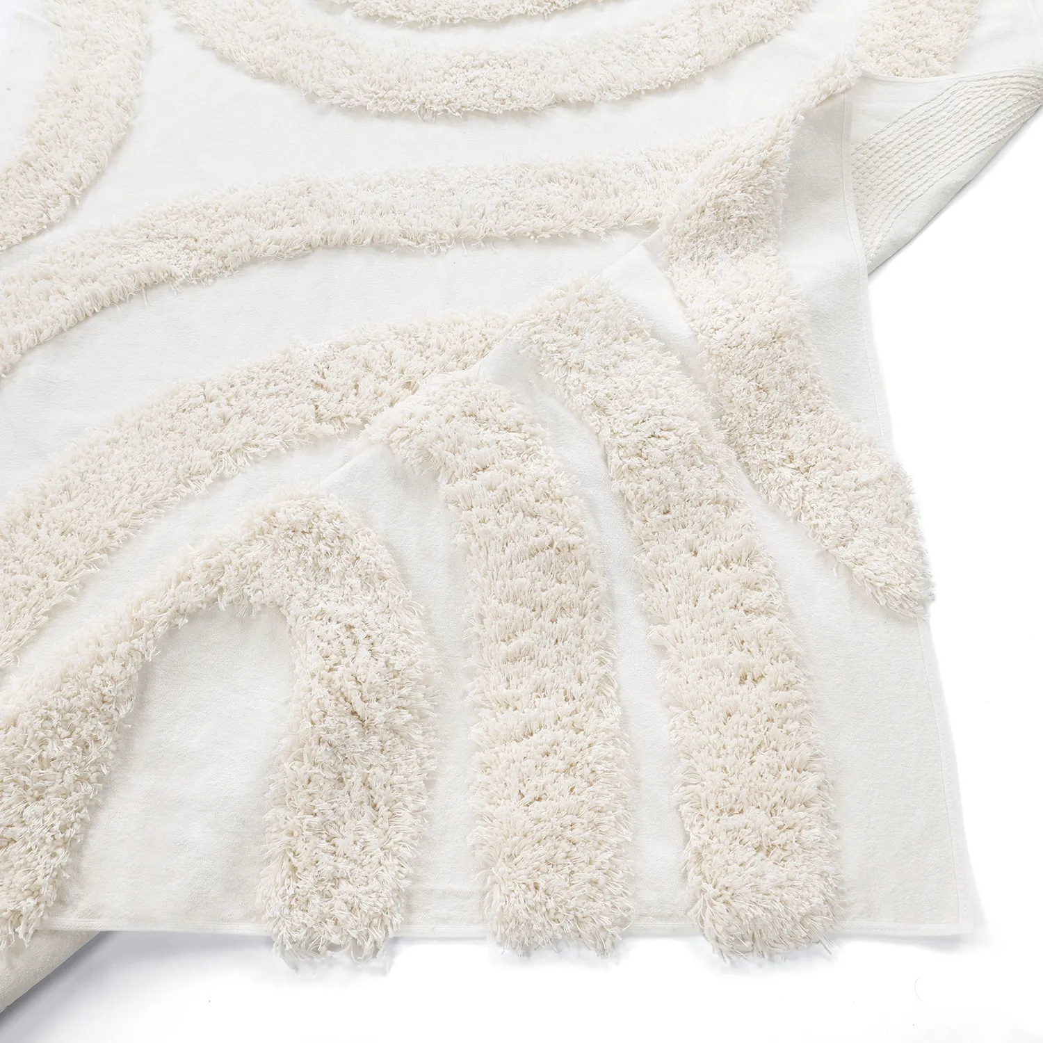 Tapetes felpudos - Sivota Natural Cotton Shaggy (off white)