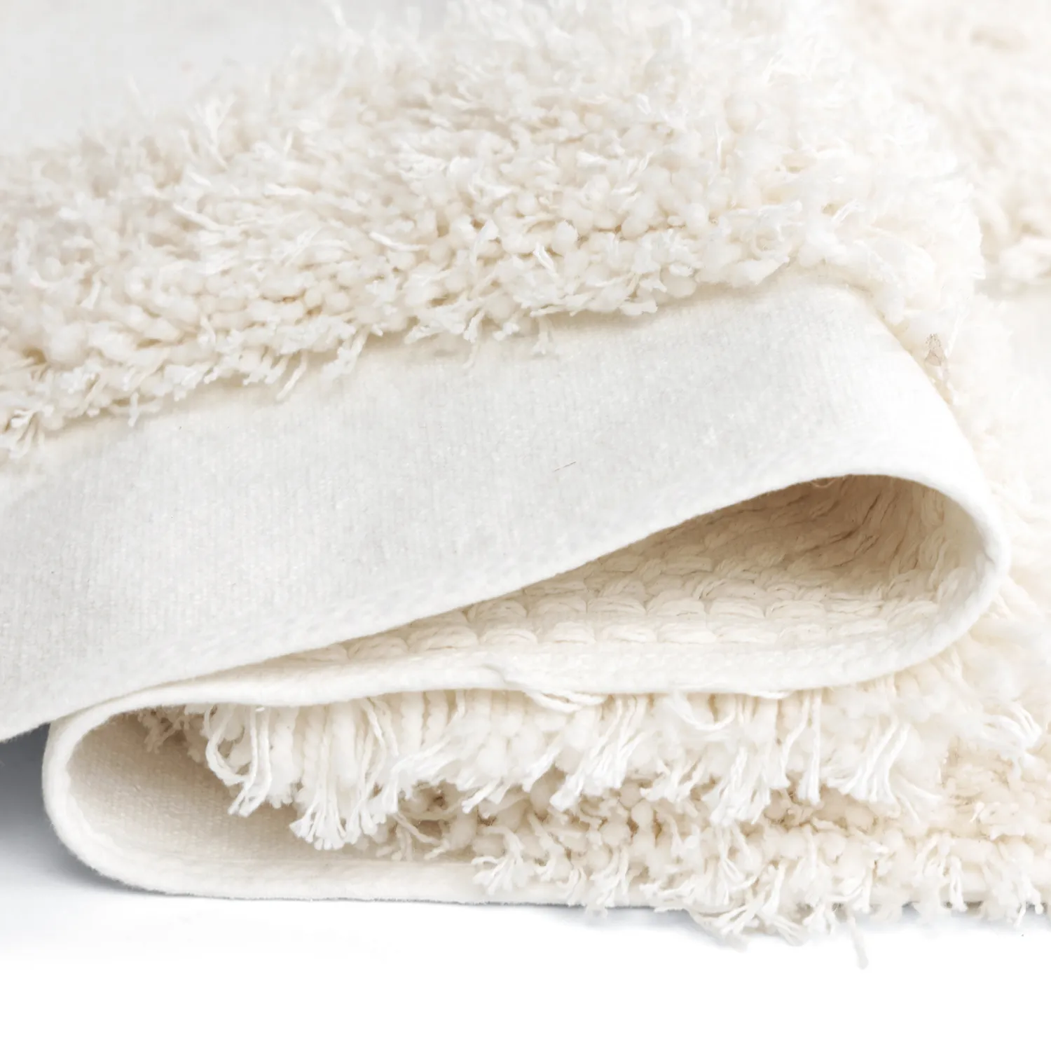 Tapetes felpudos - Sivota Natural Cotton Shaggy (off white)