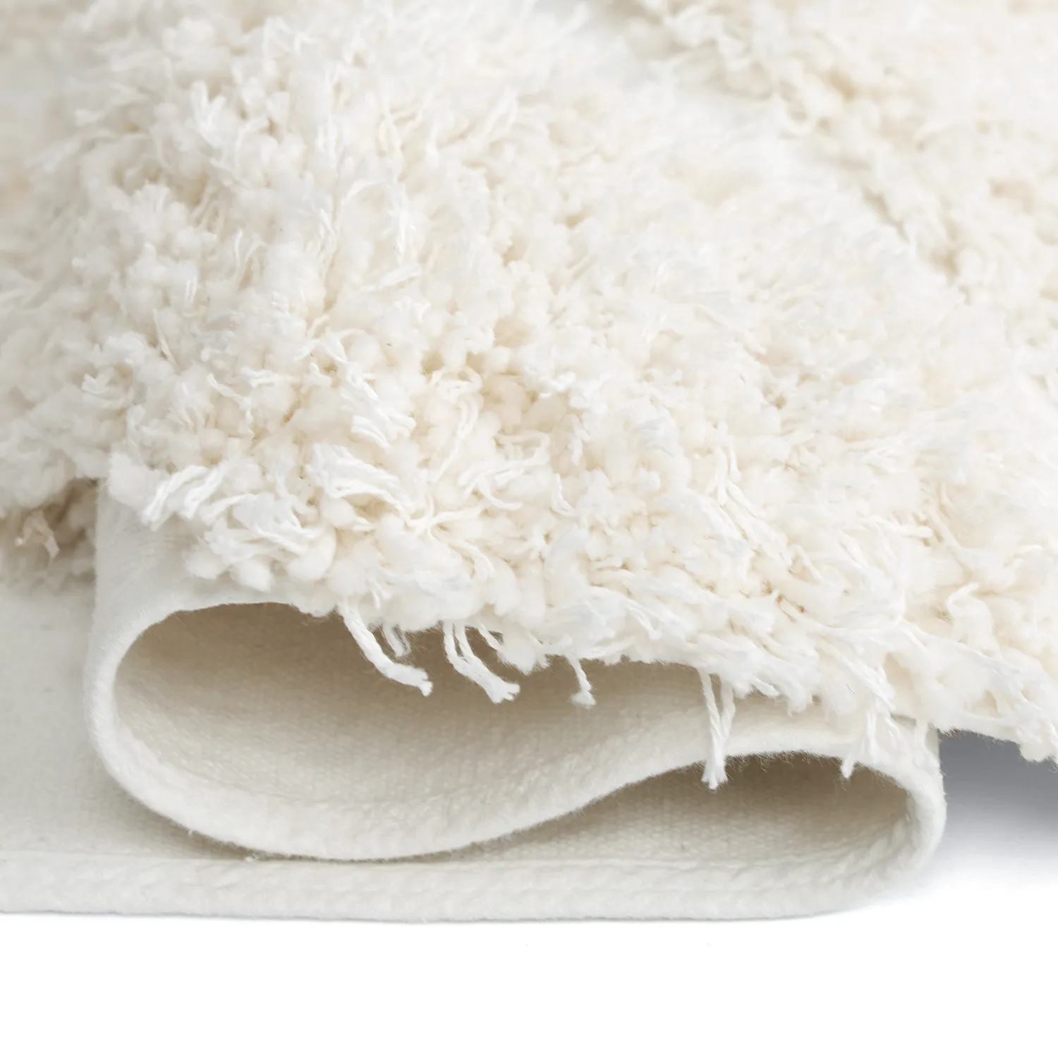 Tapetes felpudos - Sivota Natural Cotton Shaggy (off white)