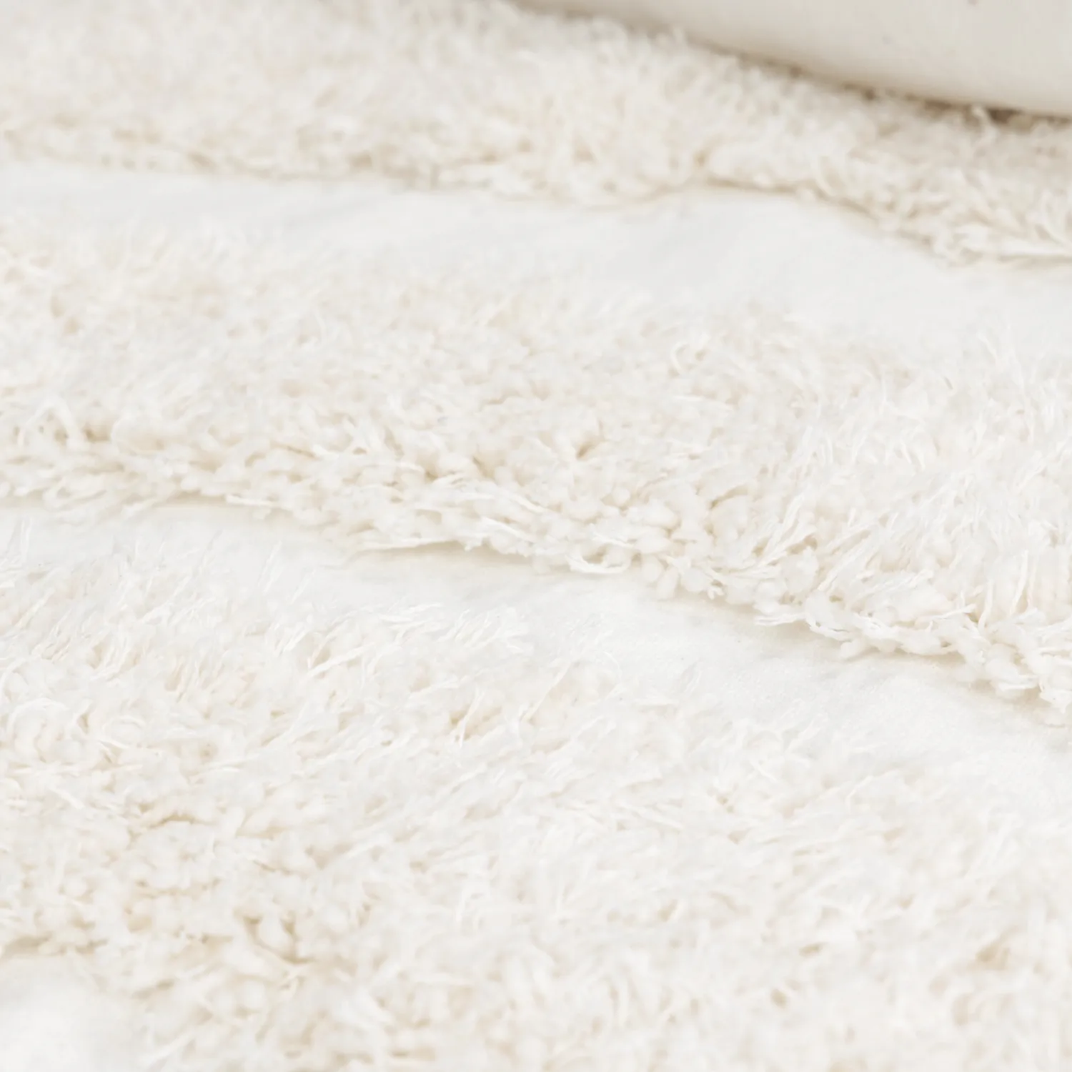 Tapetes felpudos - Sivota Natural Cotton Shaggy (off white)