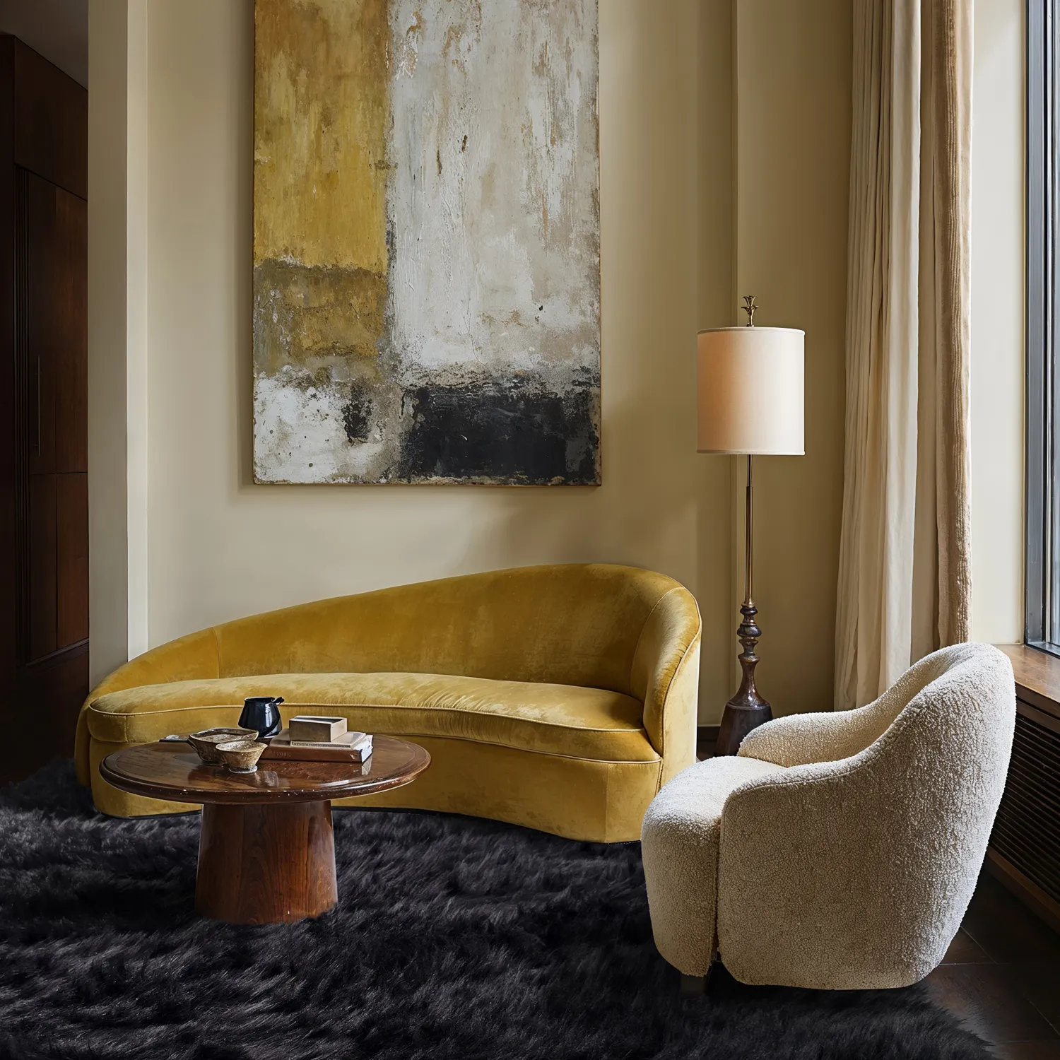 Tapetes felpudos - Sohar (preto)