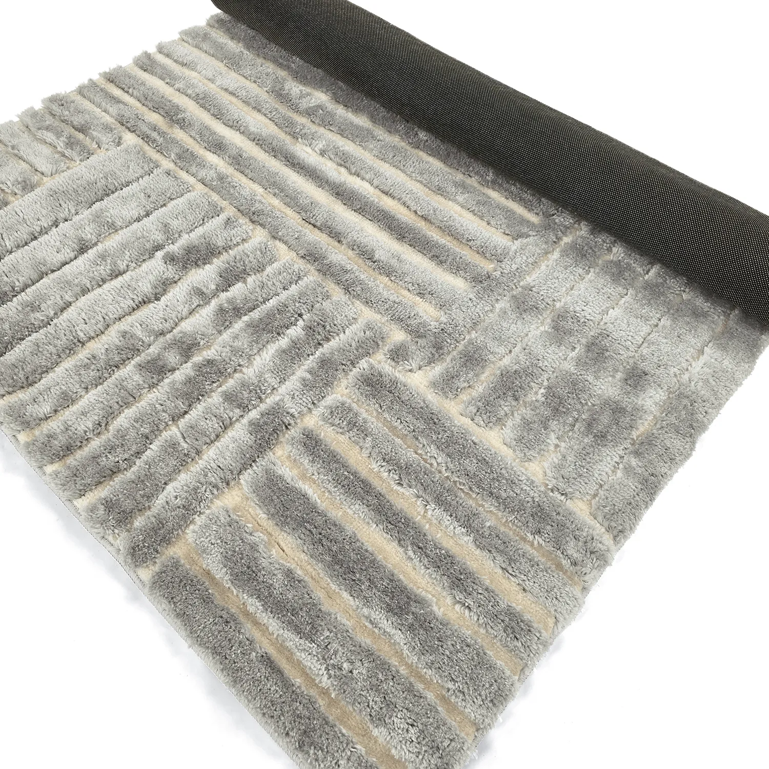 Tapetes felpudos - Tyros (creme/cinza)