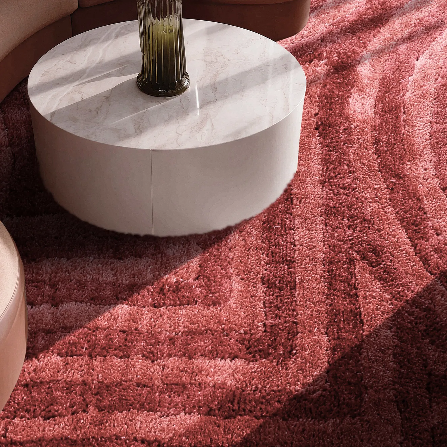 Tapetes felpudos - Volos (vermelho/rosa)